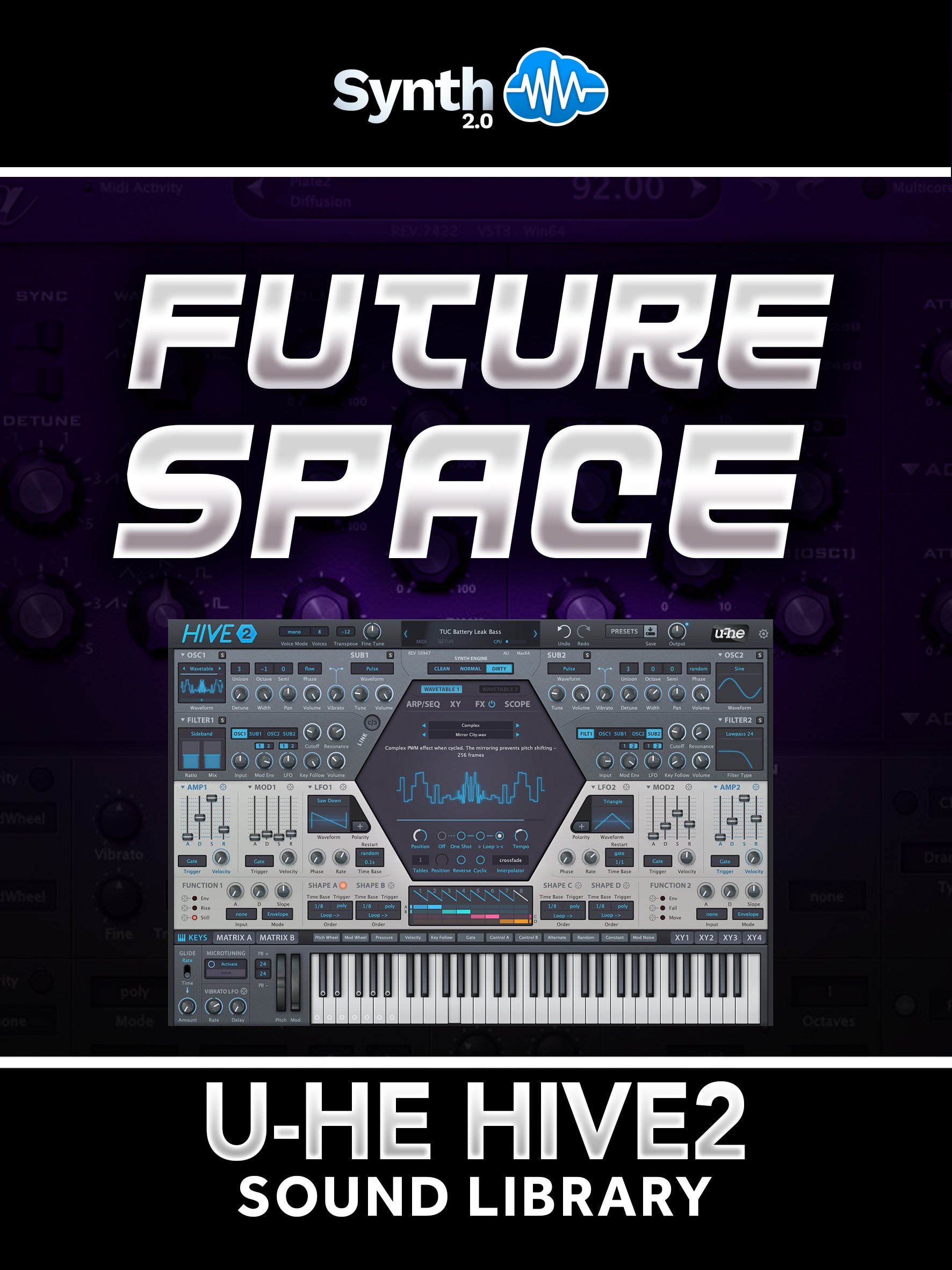 OTL021 - Future Space - U-HE Hive 2 ( 50 presets )