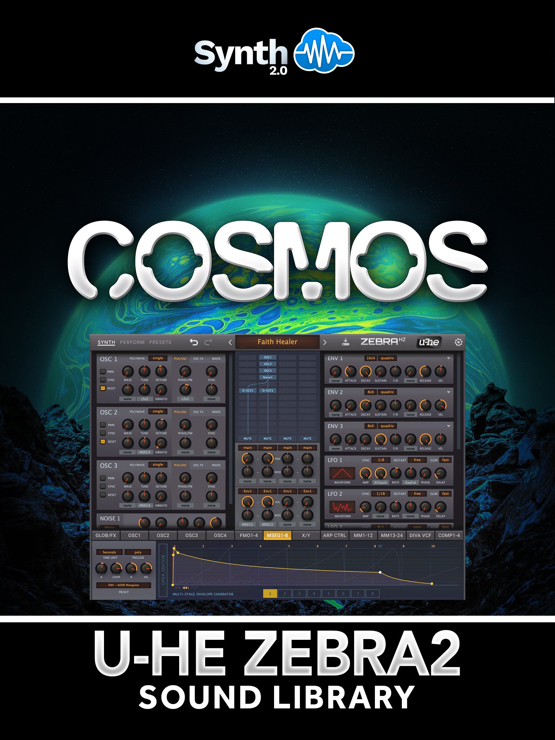OTL008 - Cosmos - U-HE Zebra 2 ( 40 presets )