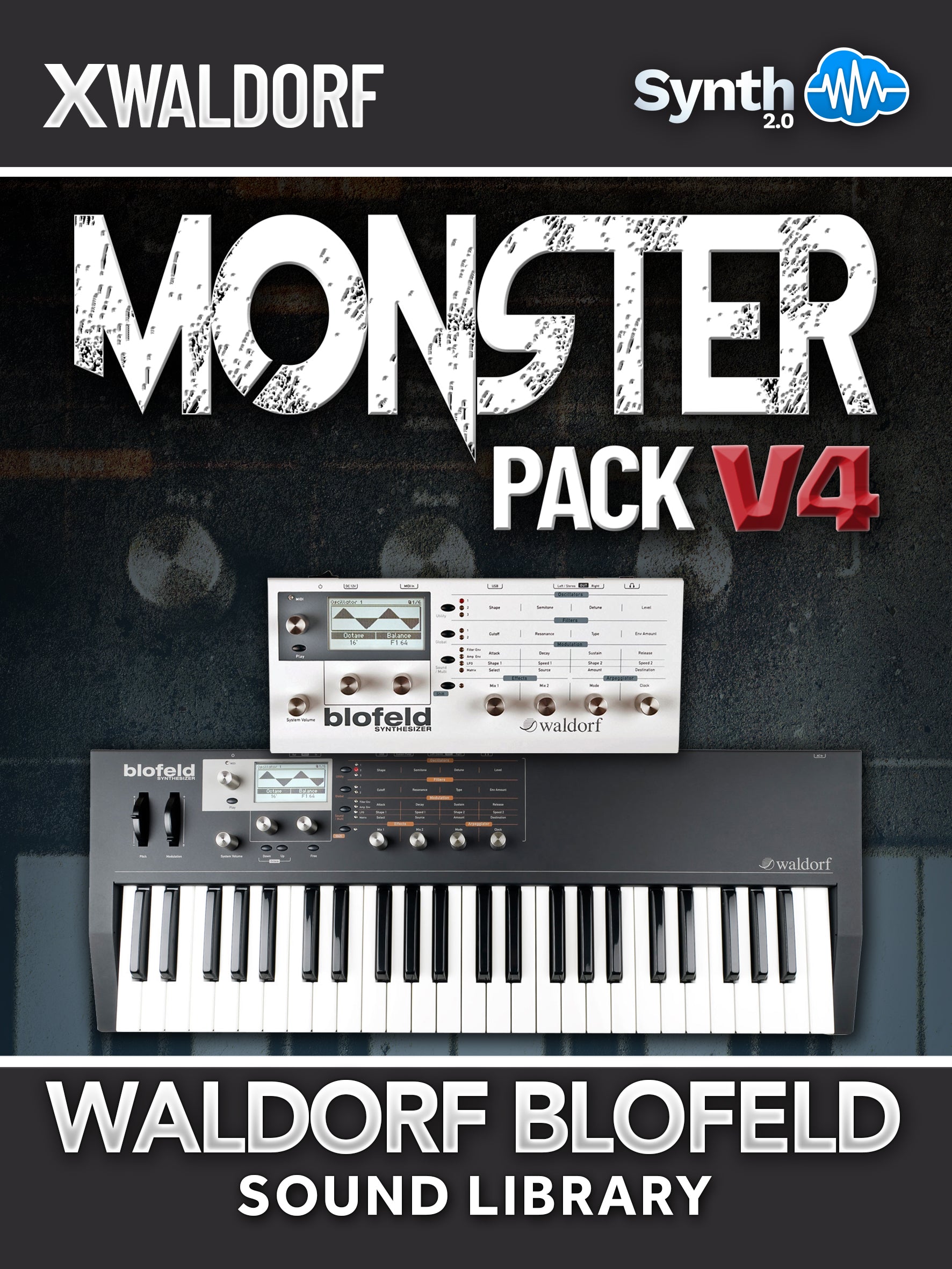 SCL281 - Monster Pack V.4 - Waldorf Blofeld / Desktop ( over 650 presets )