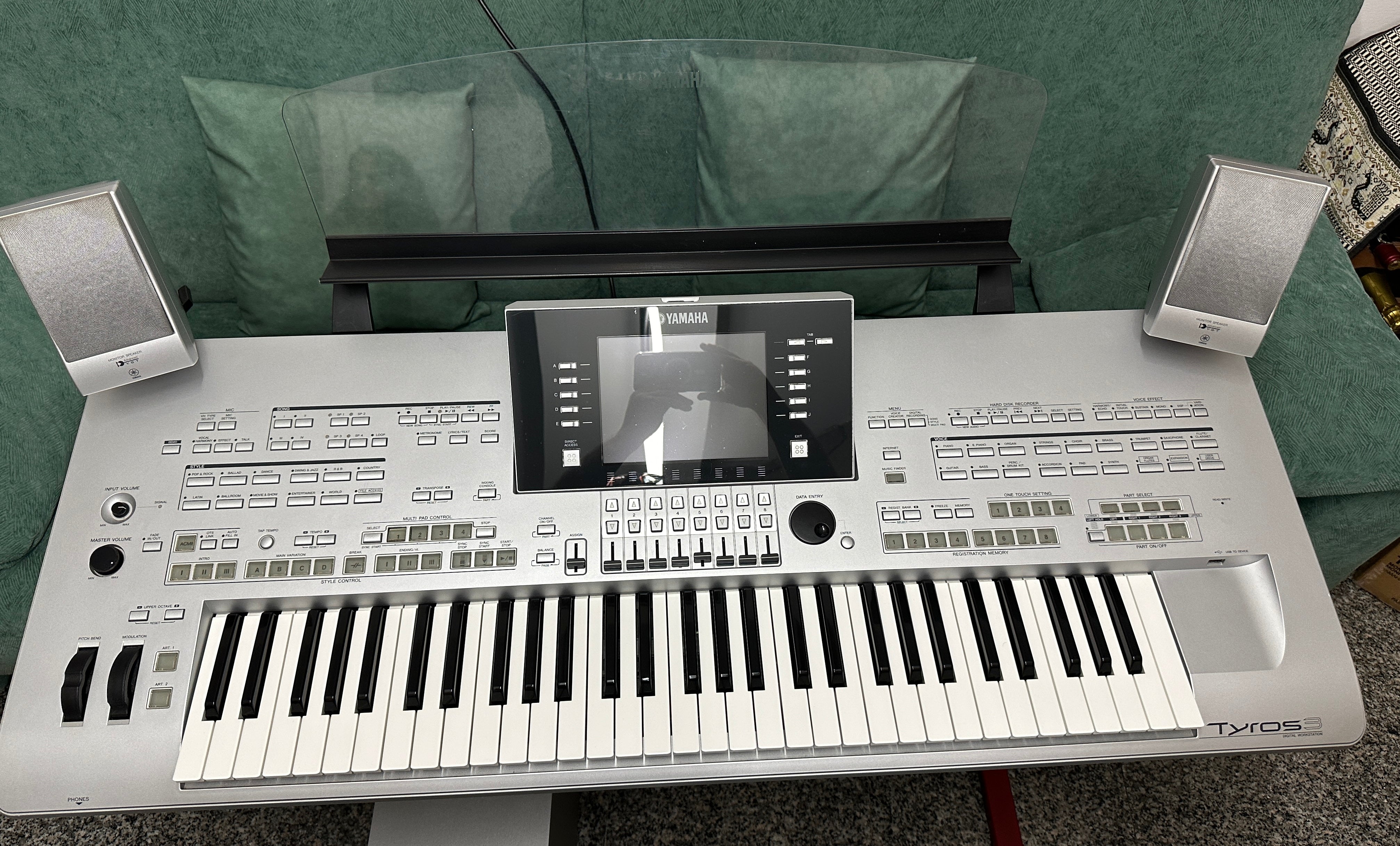 Yamaha Tyros 3 arranger | Kit TRS-MS02 | stand L7S