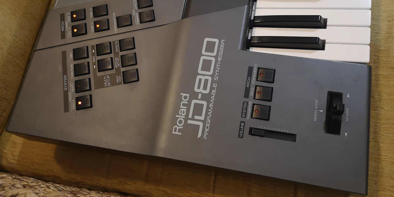 Roland JD-800 61-Key Synthesizer Full Serviced / Library / JD800 Jd