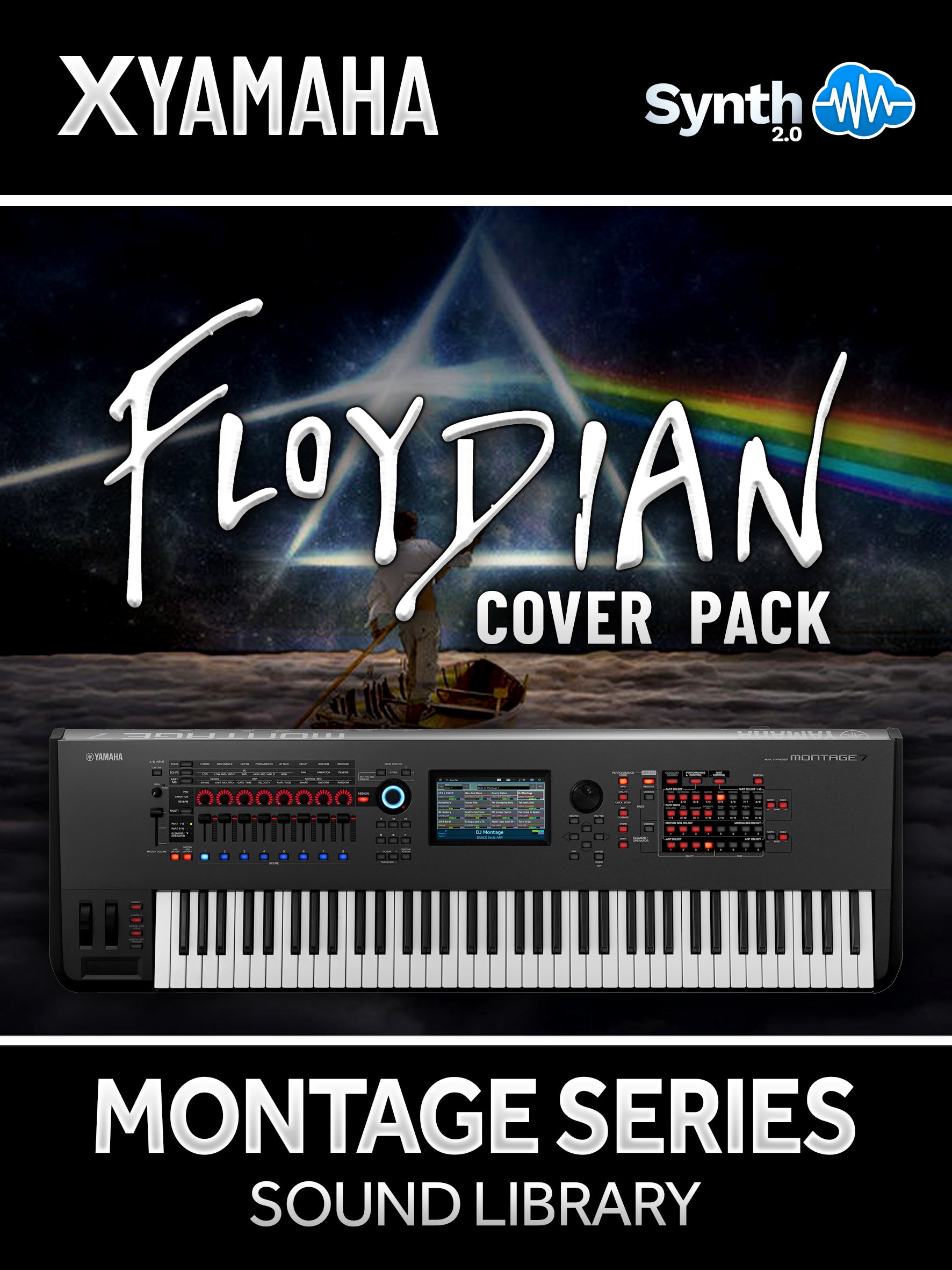 SCL342 - ( Bundle ) - Floydian Cover Pack + PF Cover Pack V3 - Yamaha MONTAGE / M