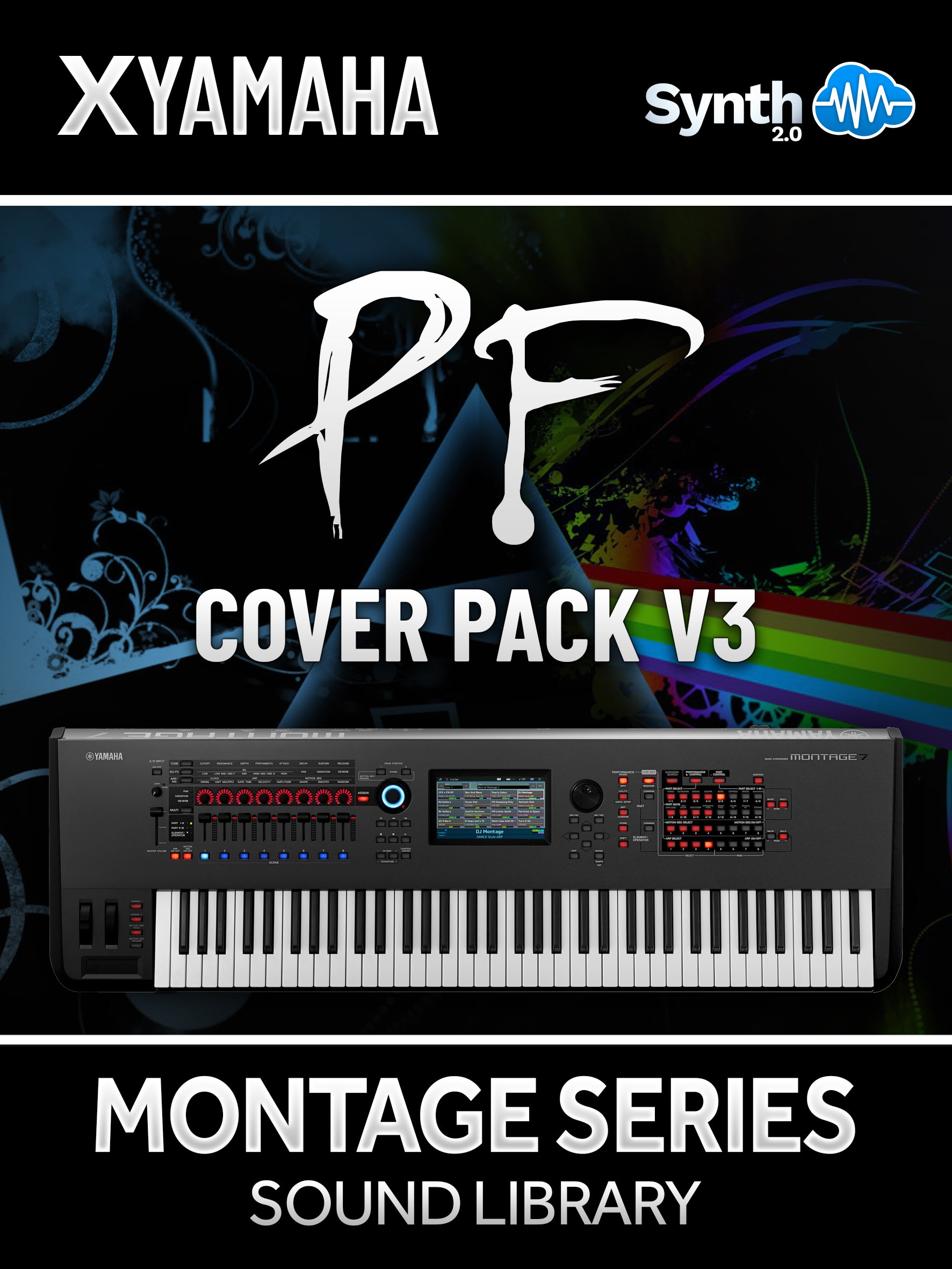 SCL342 - ( Bundle ) - Floydian Cover Pack + PF Cover Pack V3 - Yamaha MONTAGE / M