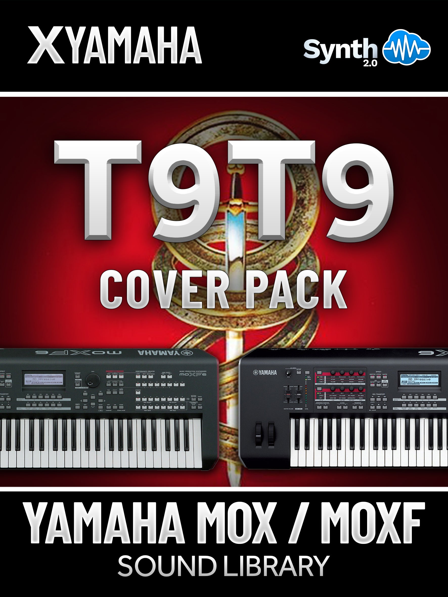 LDX121 - T9T9 Cover Pack - Yamaha MOX / MOXF ( 28 presets )