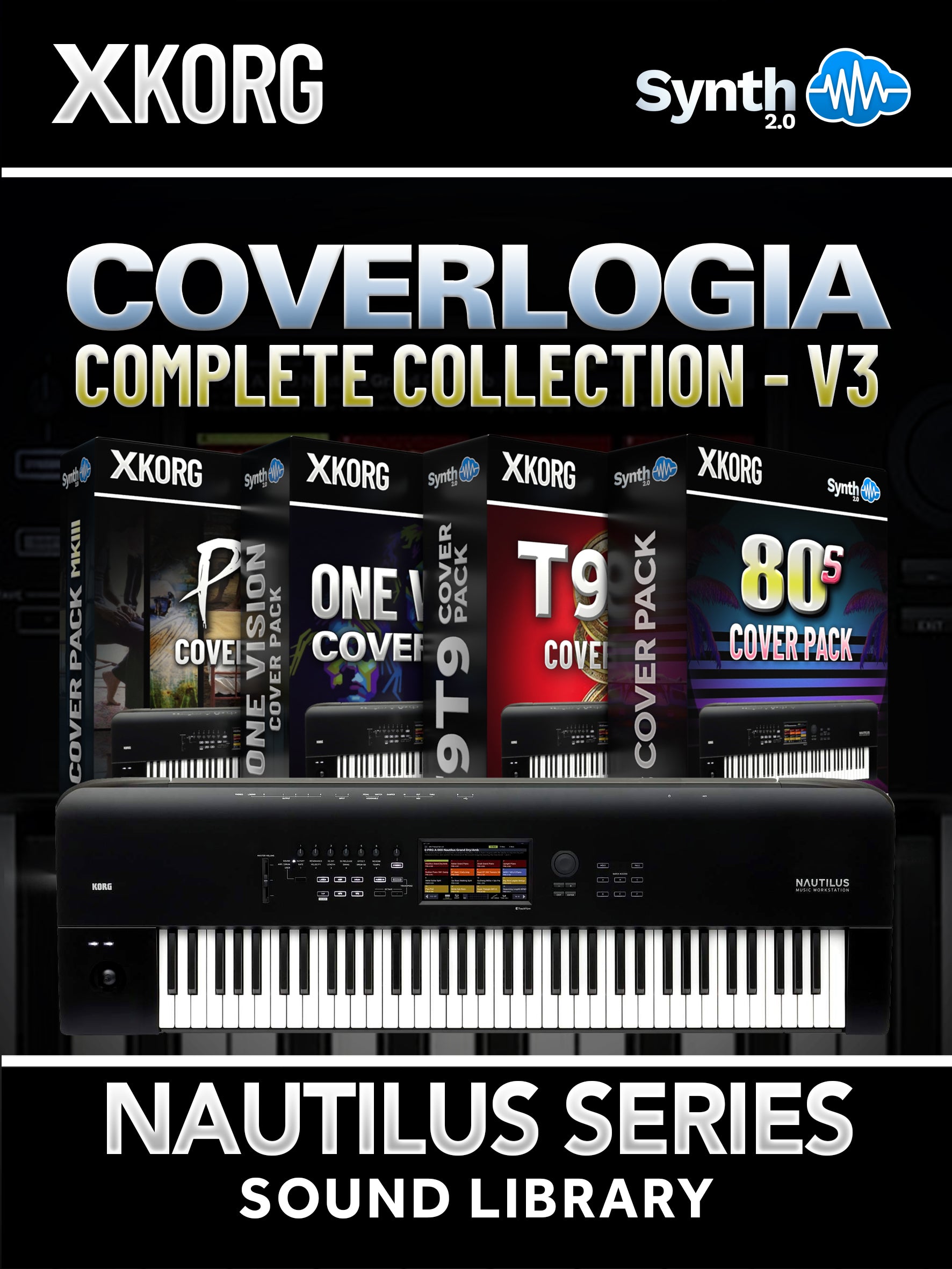FPL034 - ( Bundle ) - Coverlogia + 80s Sounds - Making History - Korg Nautilus Series