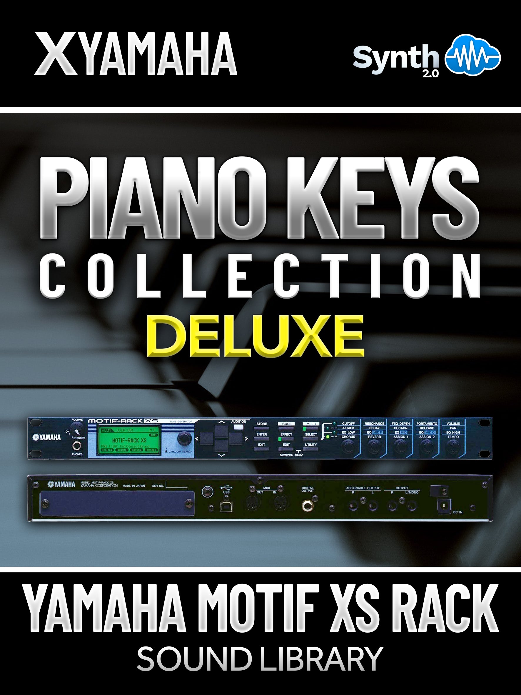 Piano & Keys Collection DELUXE Yamaha Motif XS Rack 256 presets – Synthcloud