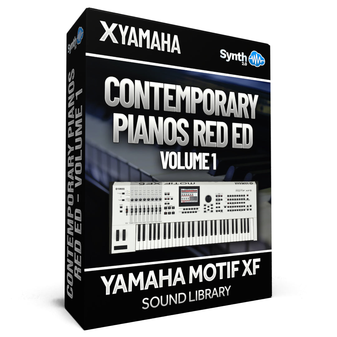 SCL194 - Contemporary Pianos Red Ed. V1 - Yamaha Motif XF (512 mb RAM) ( 18 presets )