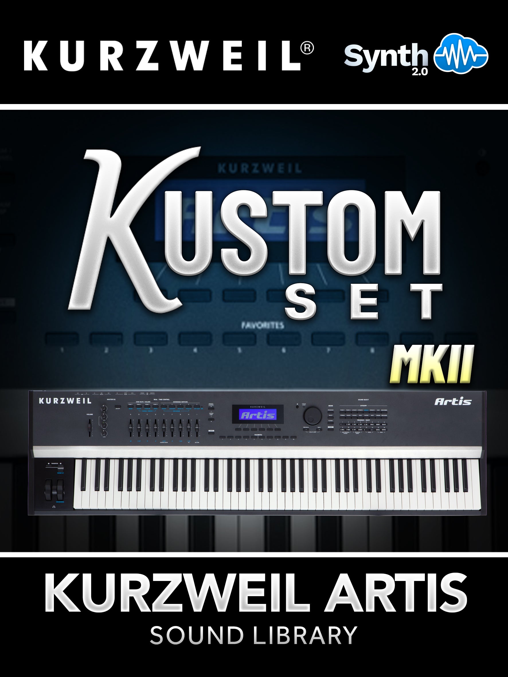 LDX134 - Kustom Set MKII - Kurzweil Artis ( 35 presets )