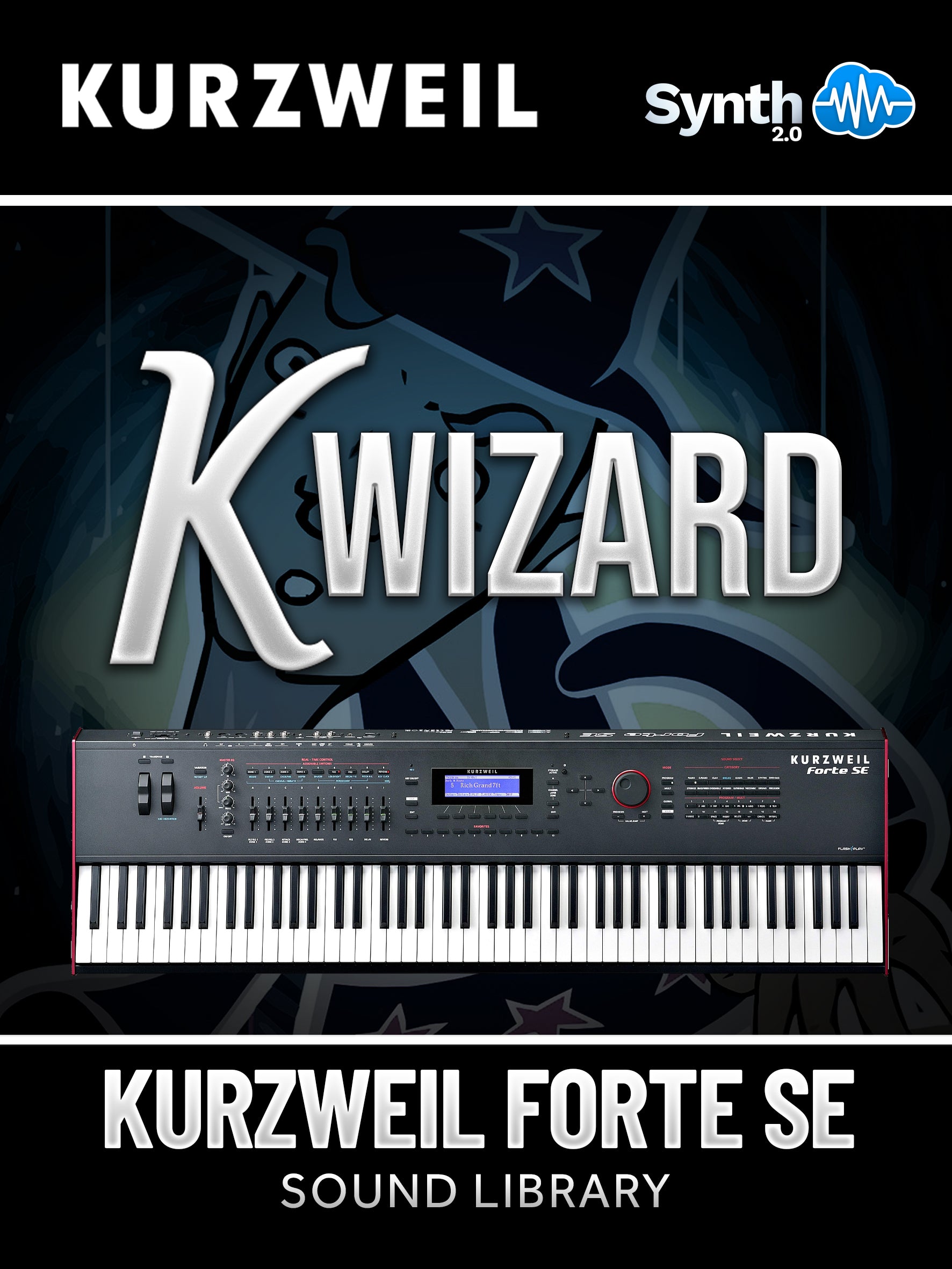 LDX139 - K-Wizard - Kurzweil Forte SE ( over 100 presets )