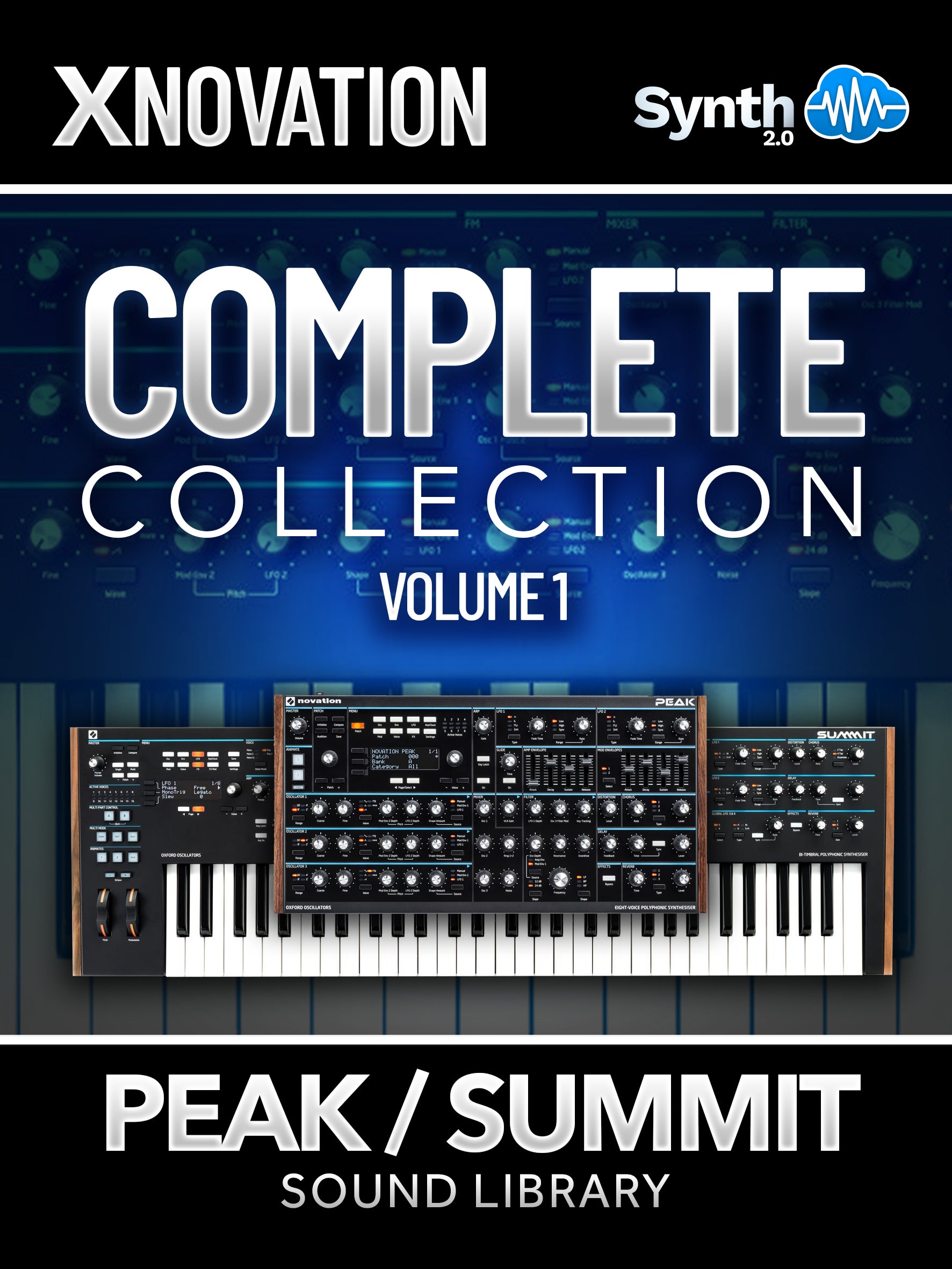 SCL132 - Complete Collection V1 - Novation Summit / Peak ( over 160 presets )