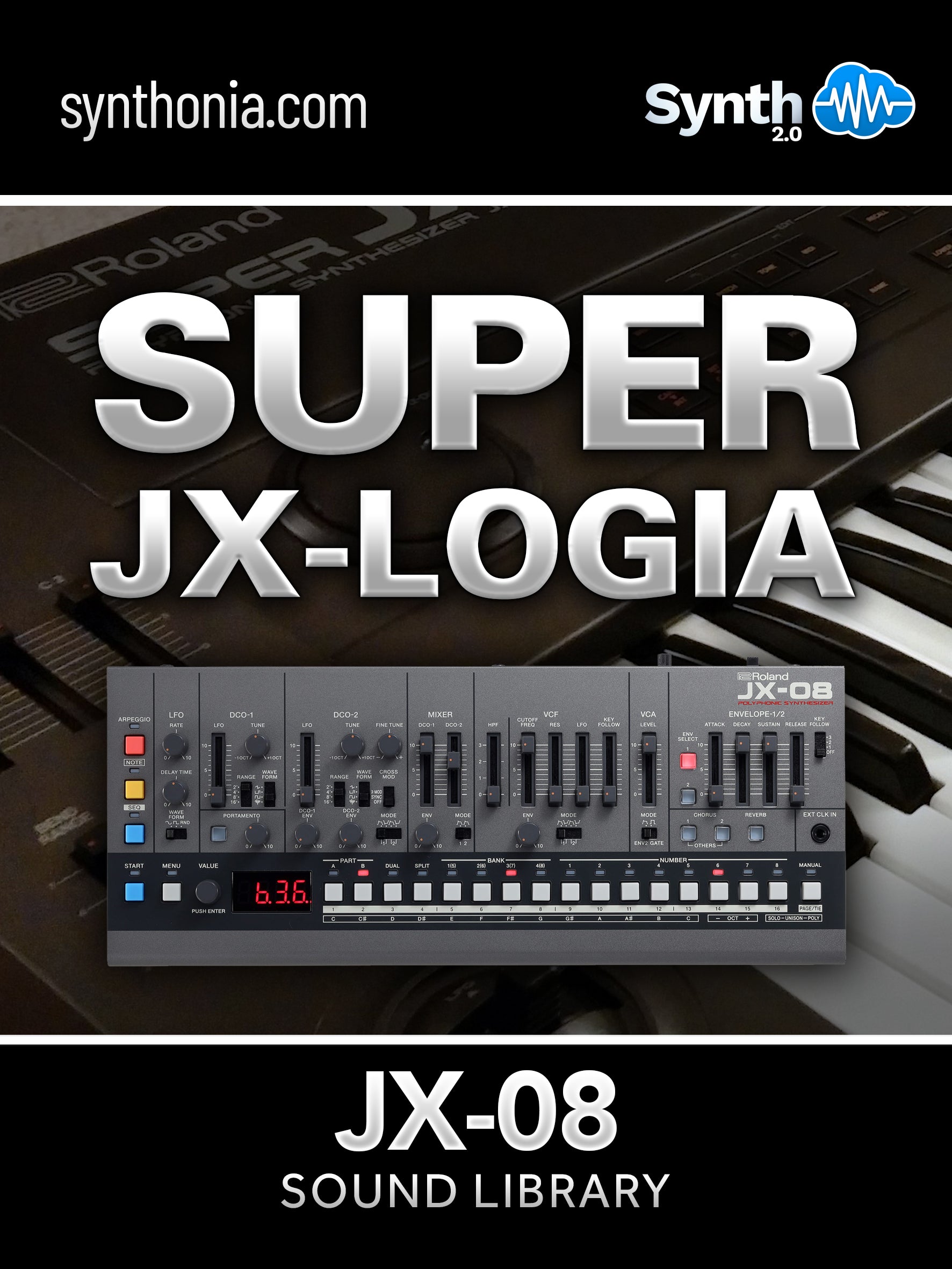 GPR019 - Super Jx-logia - Boutique JX-08 ( 100 presets )