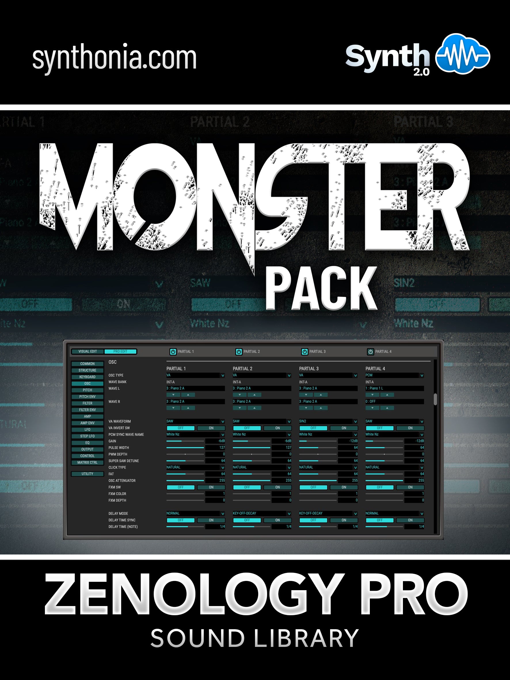 SCL300 - Monster Pack - Zenology Pro ( over 200 presets )