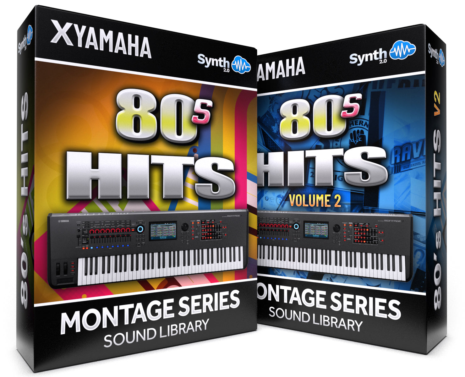 SJL006 - ( Bundle ) - 80's Hits V1 + V2 - Yamaha MONTAGE / M