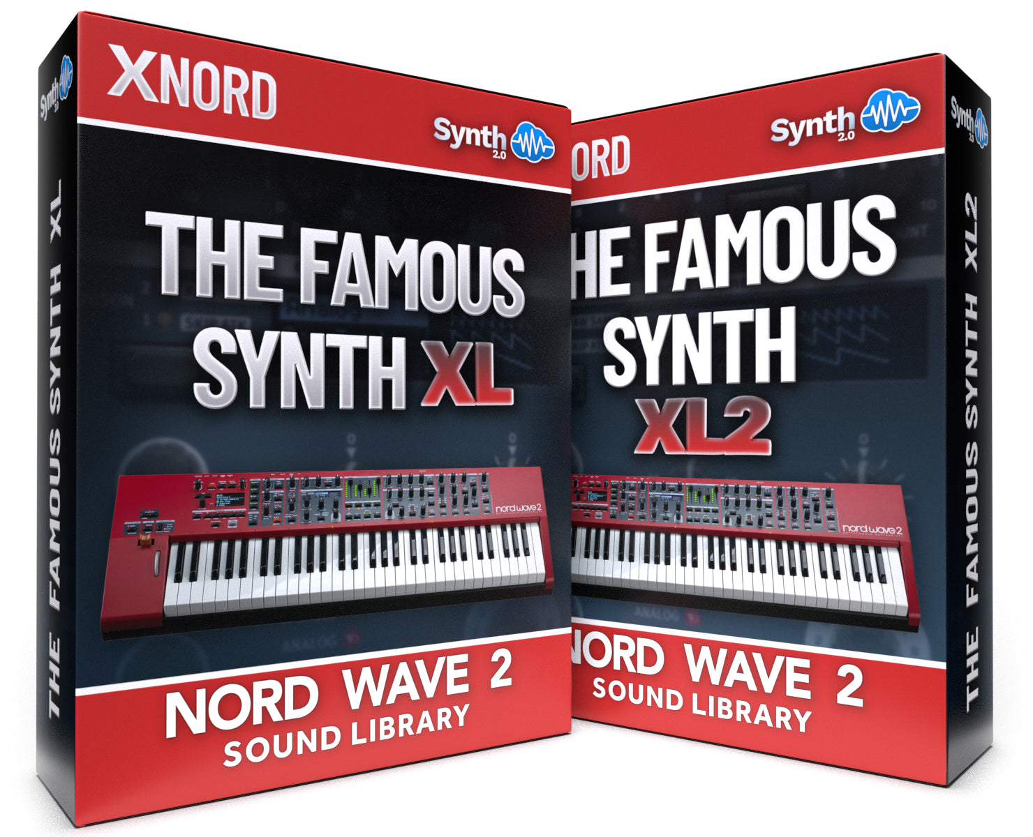 SLL025 - ( Bundle ) - The Famous Synth XL + The Famous Synth XL V2 - Nord Wave 2