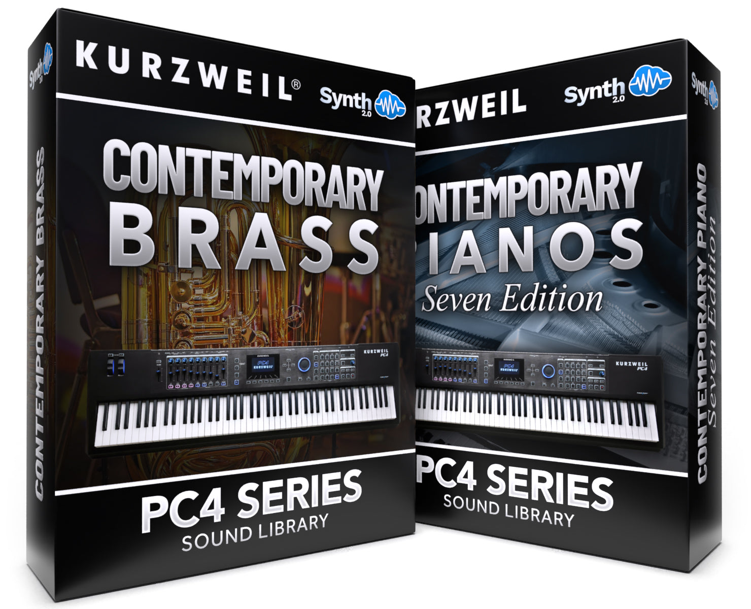 DRS004 - ( Bundle ) - Contemporary Pianos V3 - Seven Edition + Contemporary Brass - Kurzweil PC4 Series