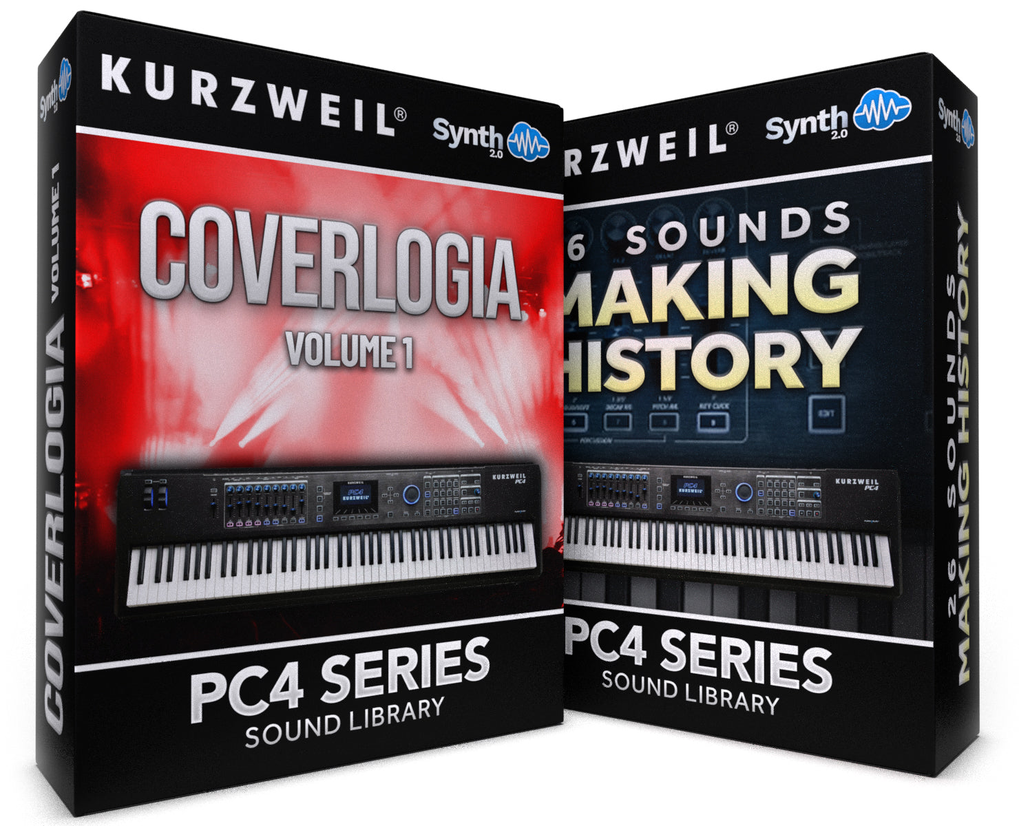 SCL395 - ( Bundle ) - Coverlogia V1 + 26 Sounds - Making History V1 - Kurzweil PC4 Series