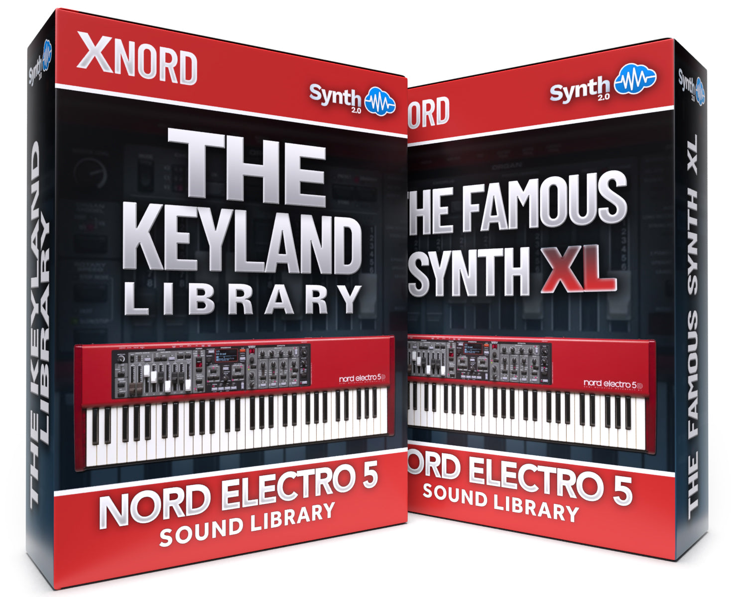 SLL005 - ( Bundle ) - The Keyland Library + The Famous Synth XL - Nord Electro 5 Series