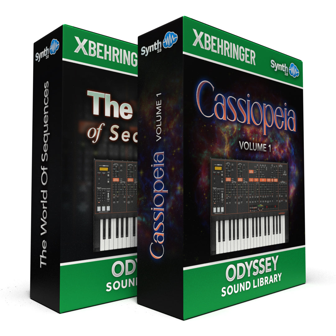LFO091 - ( Bundle ) - The World of Sequences + Cassiopeia V1 - Behringer Odyssey