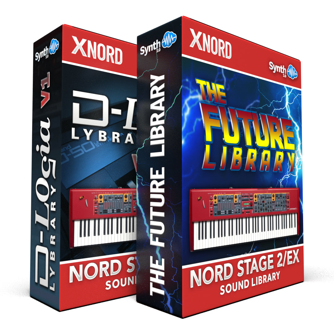 SLL011 - ( Bundle ) - D-logia Library V1 + The Future Library - Nord Stage 2 / 2 EX