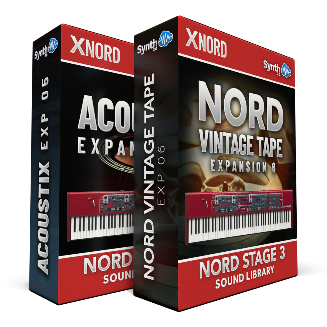 DVK041 - ( Bundle ) - AcoustiX Samples Expansion + Vintage Tape Expansion - Nord Stage 3