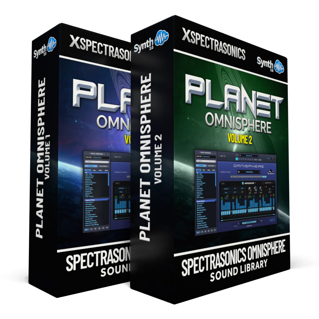 DVK010 - ( Bundle ) - Planet Omnisphere Vol.1 + Vol.2 - Spectrasonics Omnisphere