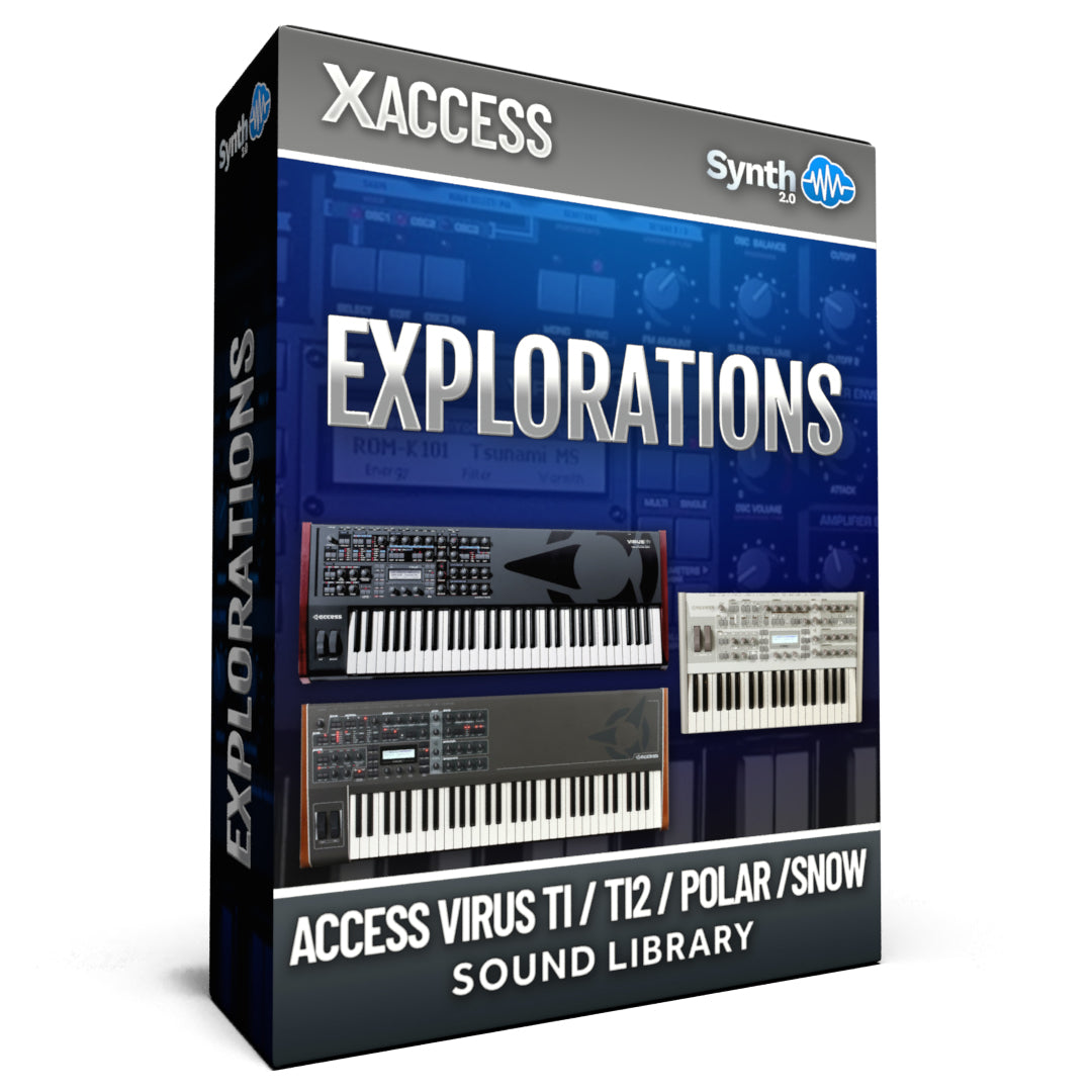 OTL022 Explorations Access Virus TI TI2 Polar Snow 64 presets