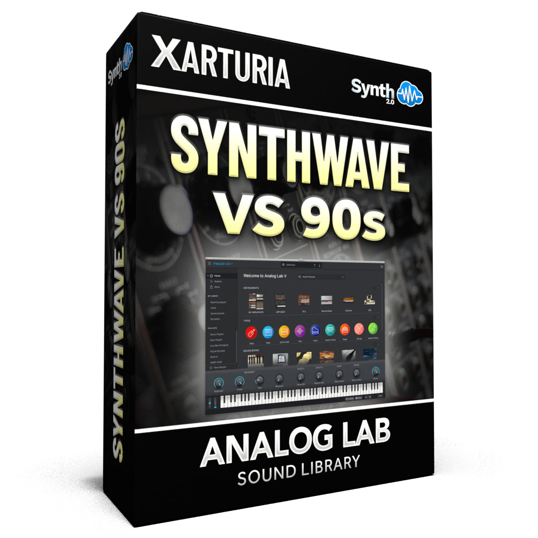 SCL401 - ( Bundle ) - 15 Sounds - Making History Vol.1 + Synthwave VS 90s - Arturia Analog Lab V