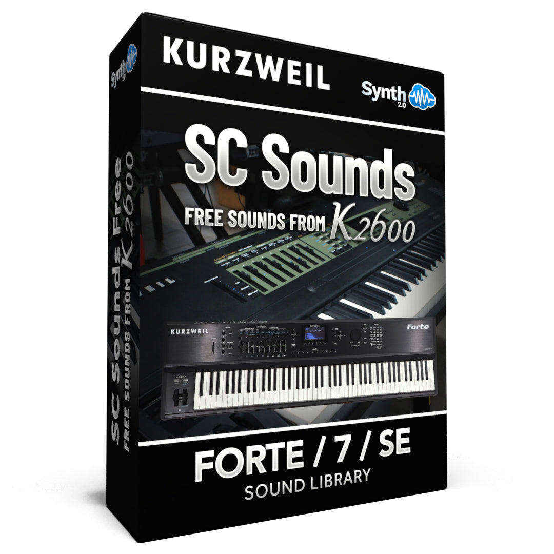 FOR005 - SC Sounds Free Sound From K2600 - Kurzweil Forte / 7 / SE ( 40 presets )