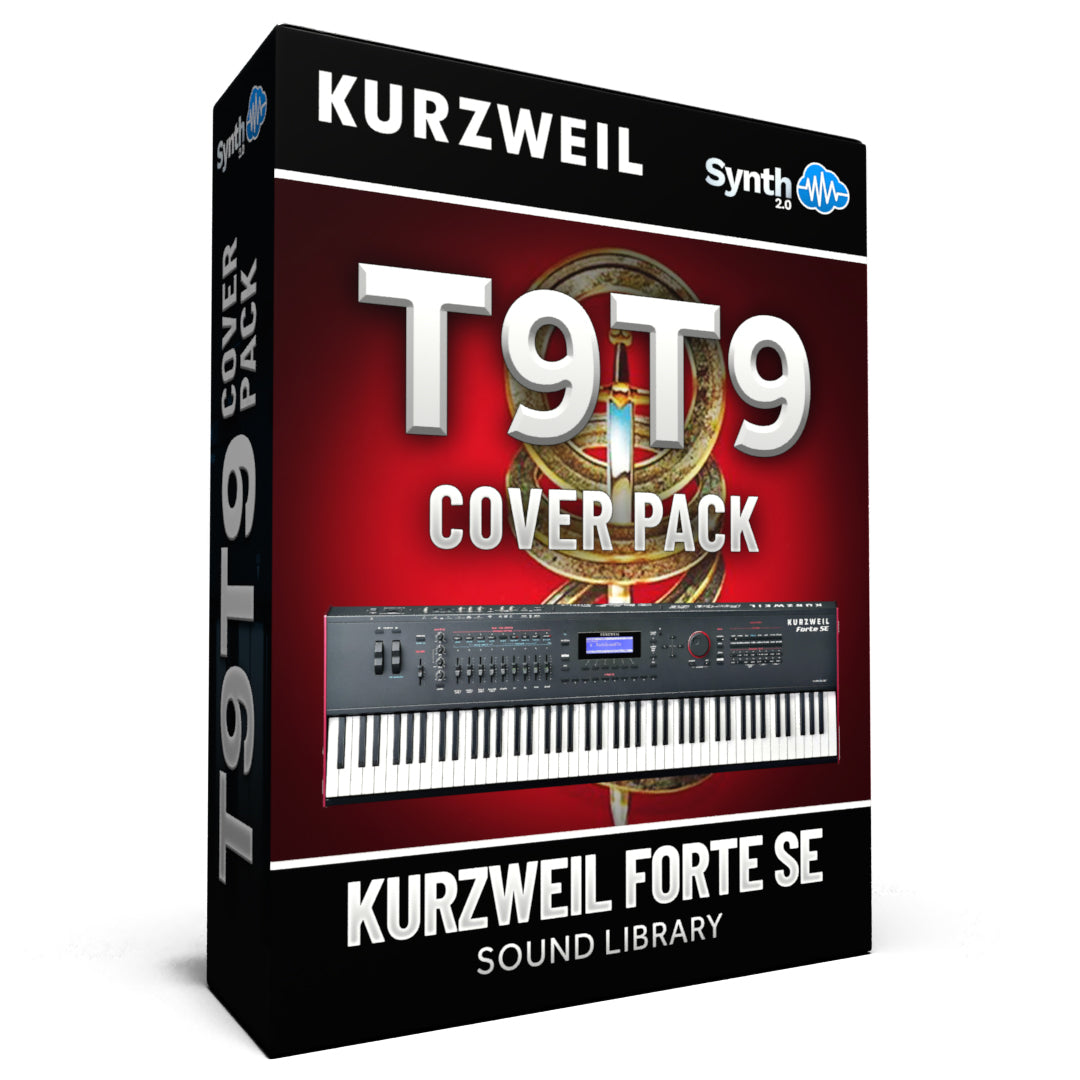 LDX137 - T9T9 Cover Pack - Kurzweil Forte SE ( 10 presets )