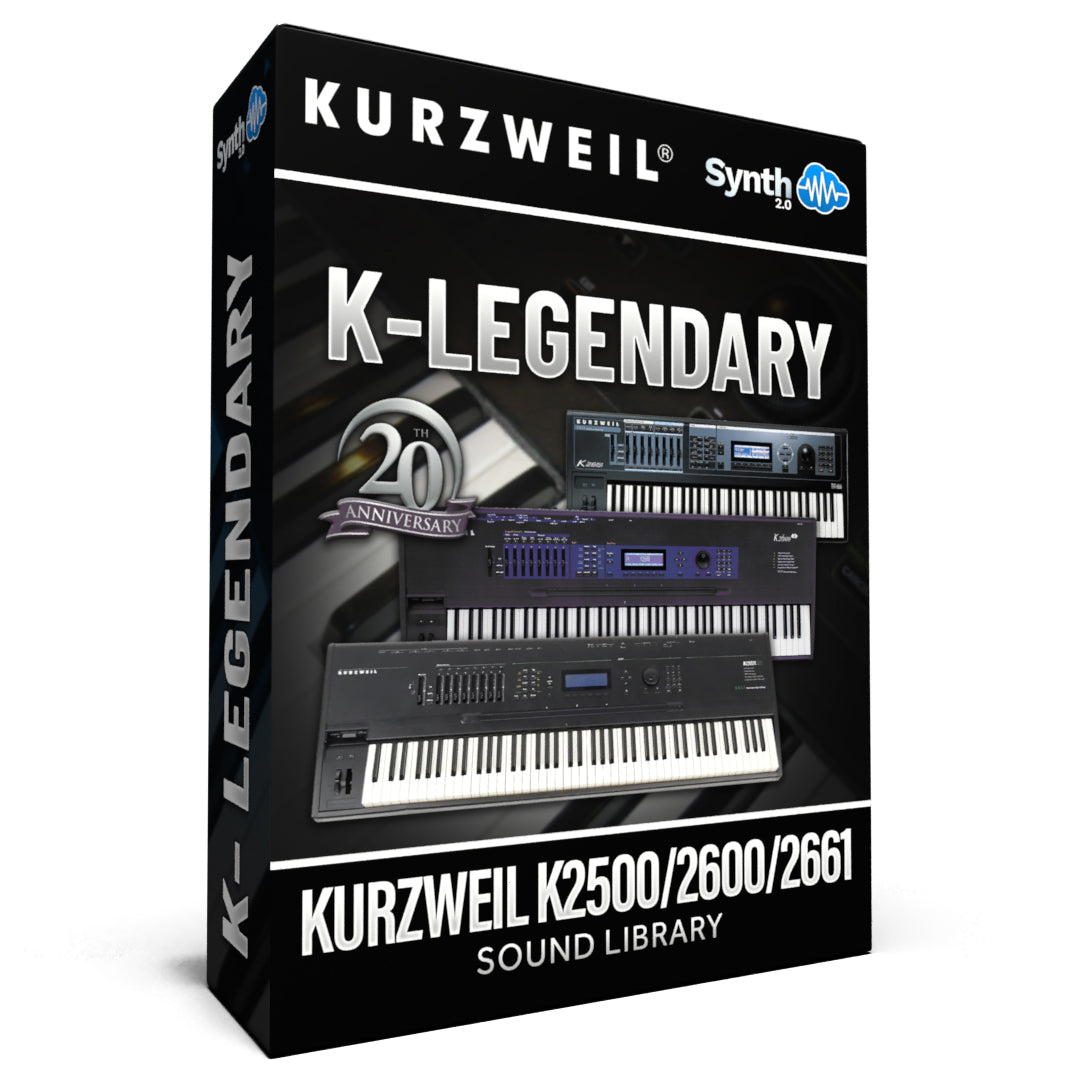 LDX143 - K-Legendary - 20th Anniversary - Kurzweil K2600 / K2500 / K2661 ( over 120 presets )