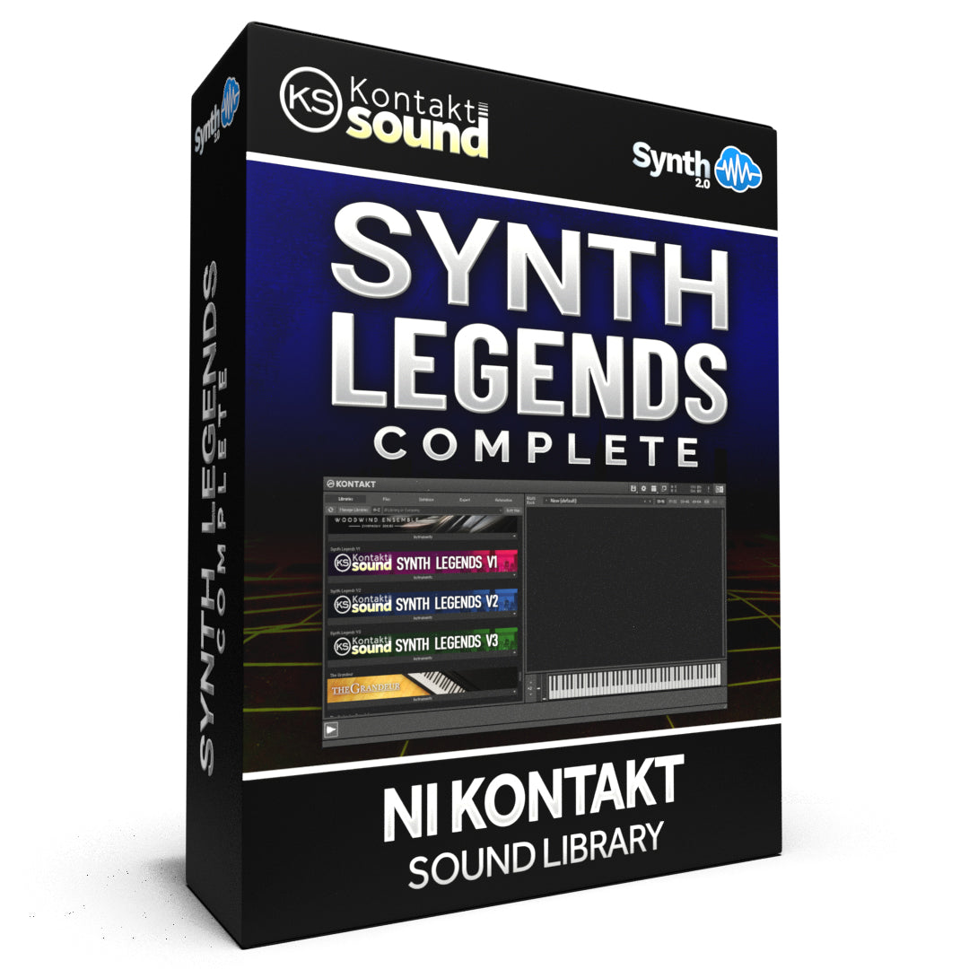 SLG007 - Complete Synth Legends - Native Instruments Kontakt ( over 140 presets )