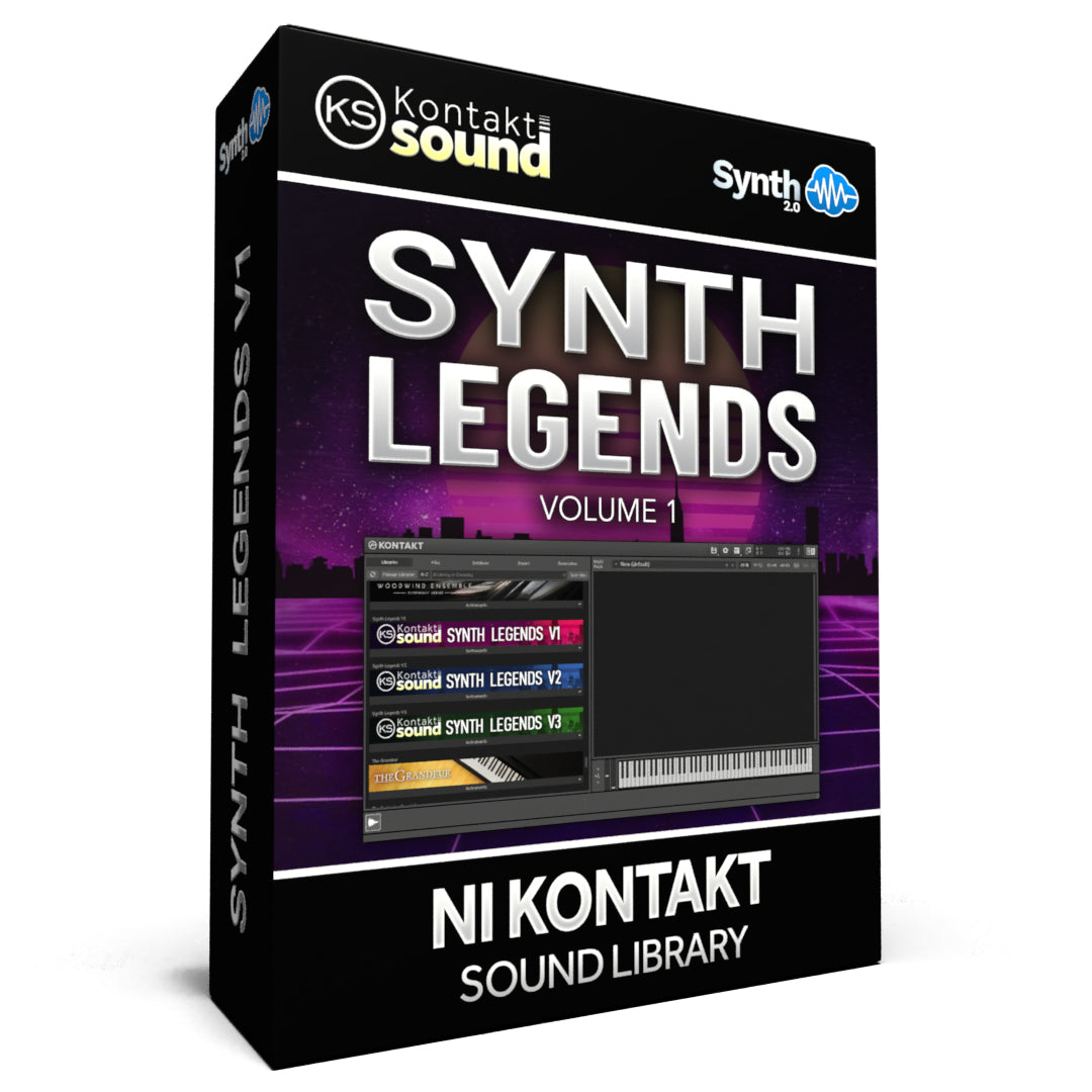SLG001 - Synth Legends V1 - Native Instruments Kontakt ( 32 presets )