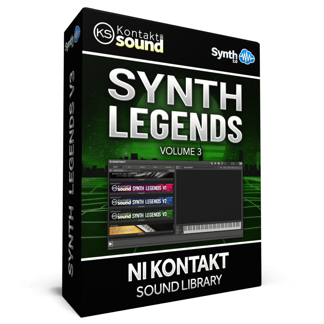 SLG003 - Synth Legends V3 - Native Instruments Kontakt ( 31 presets )