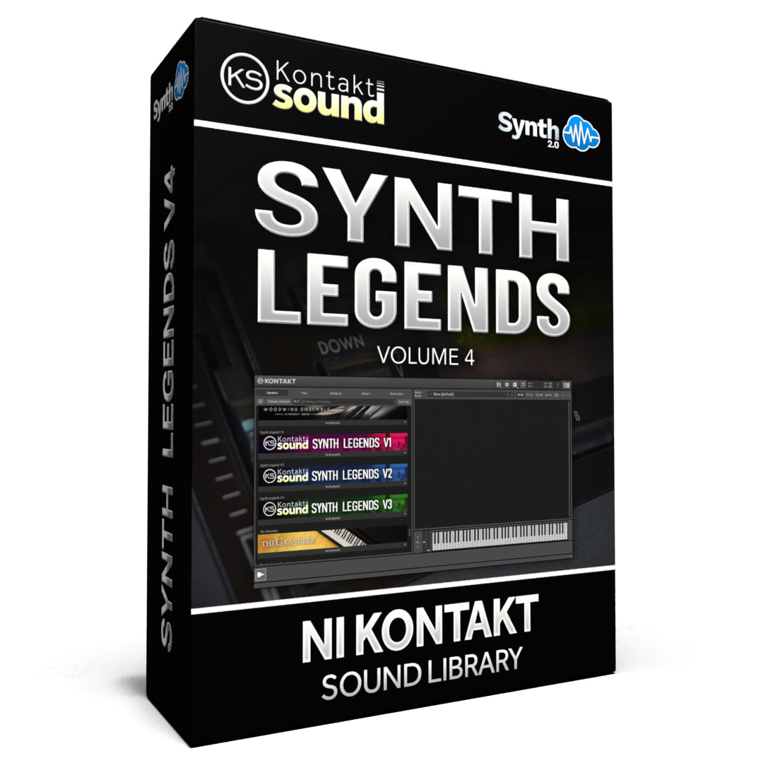 SLG004 - Synth Legends V4 - Native Instruments Kontakt ( 50 presets )