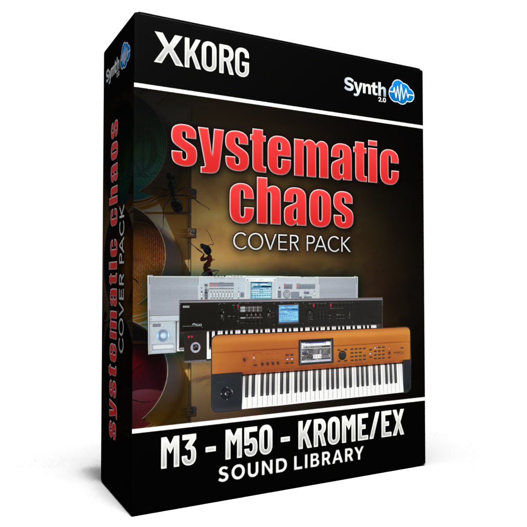 LDX009 - Systematic Chaos Cover Pack - Korg M3 / M50 / Krome