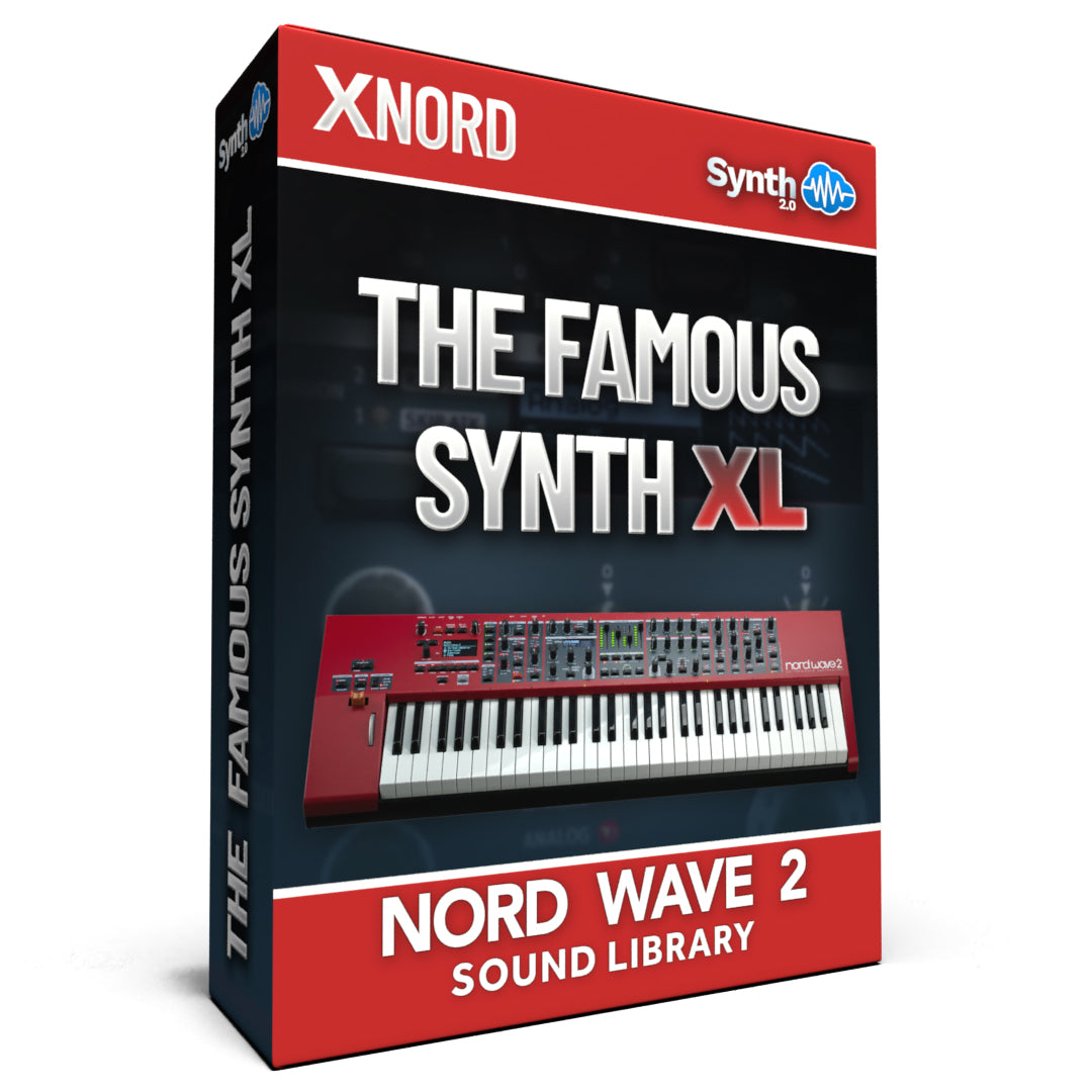 SLL025 - ( Bundle ) - The Famous Synth XL + The Famous Synth XL V2 - Nord Wave 2