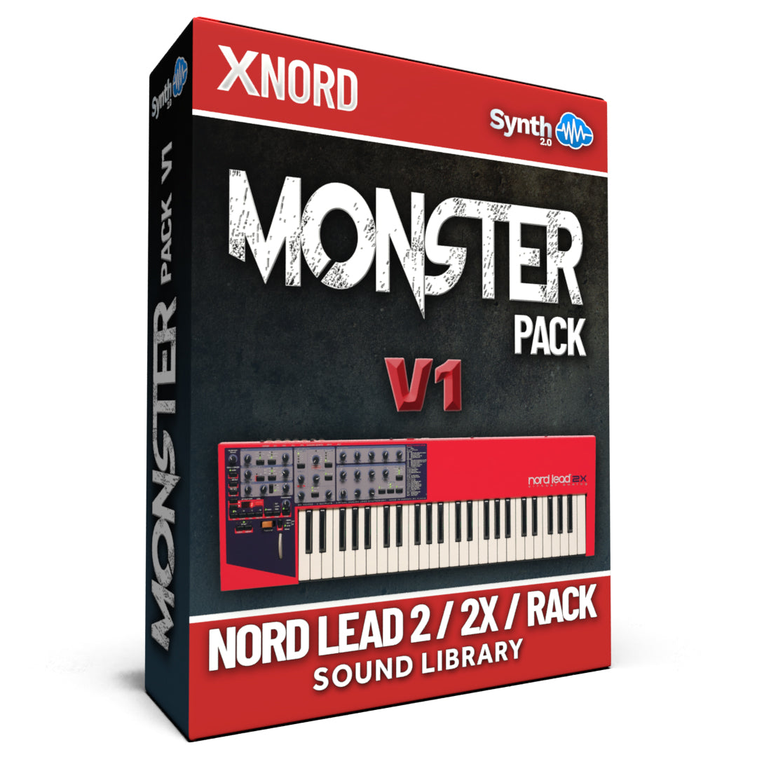 LDX149 - Monster Pack V1 - Nord Lead 2 / 2x / Rack ( 128 presets )