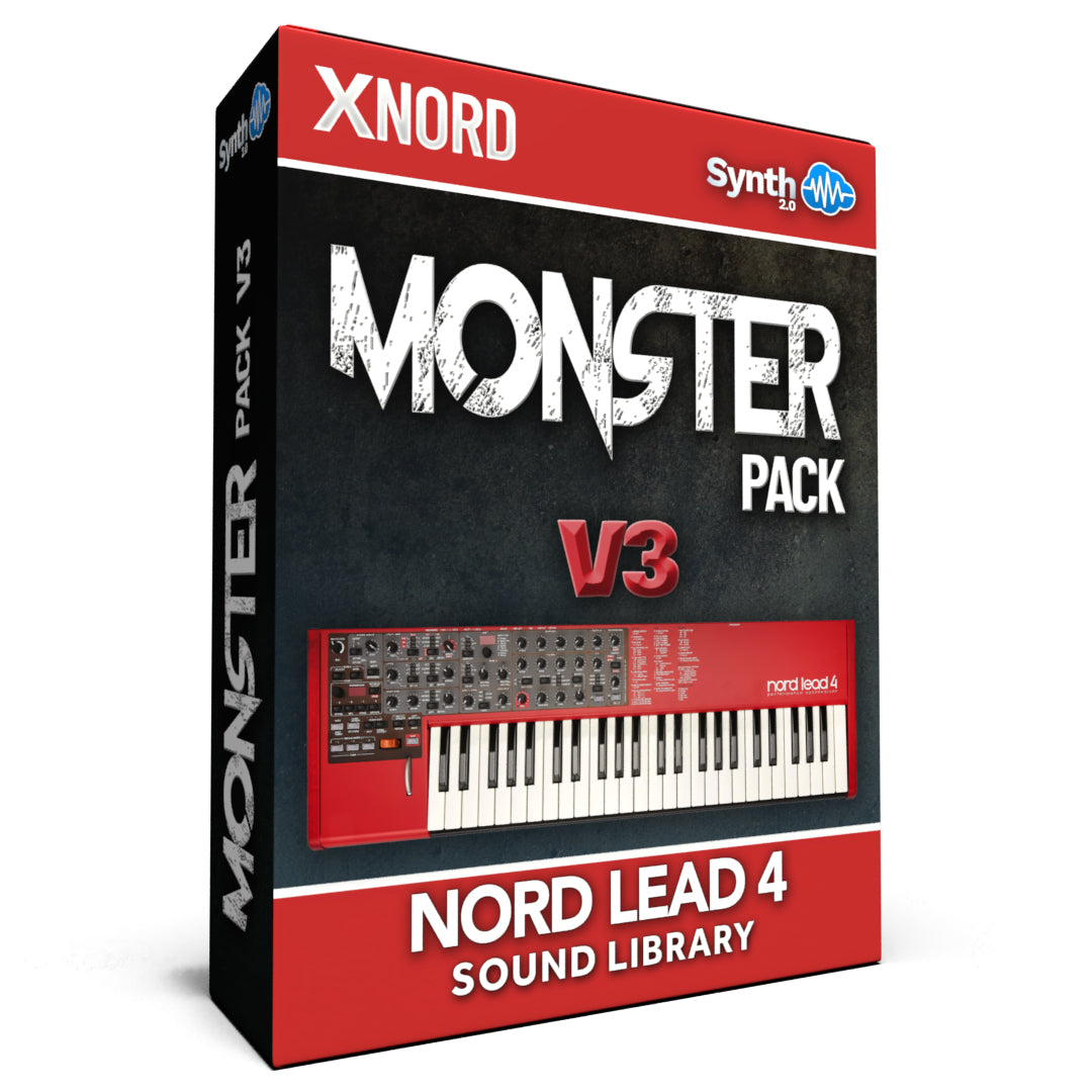 LDX161 - ( Bundle ) - Monster Pack V3 + Synth Vision V1 - Nord Lead 4