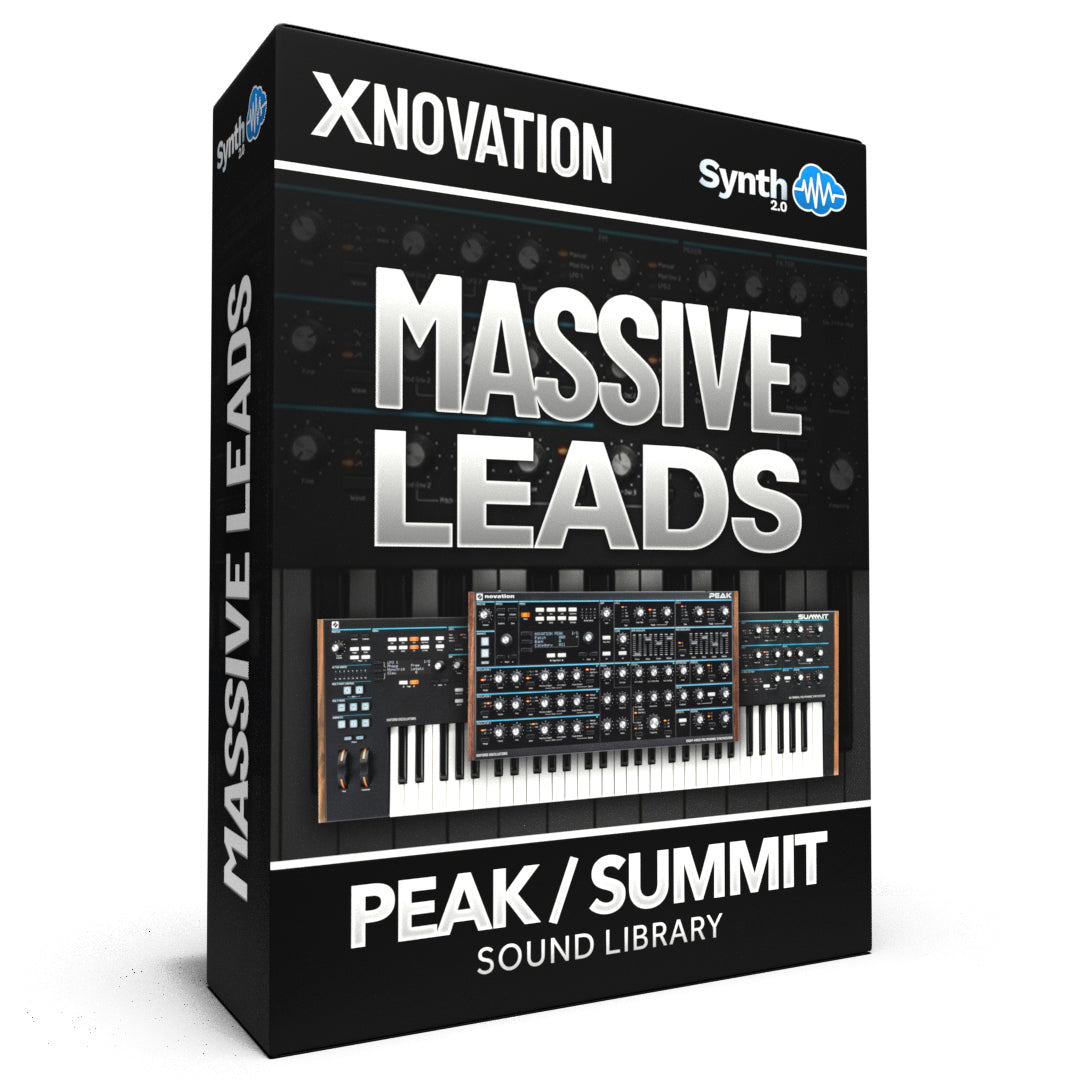 LDX208 - Massive Leads - Novation Summit / Peak ( 39 presets )