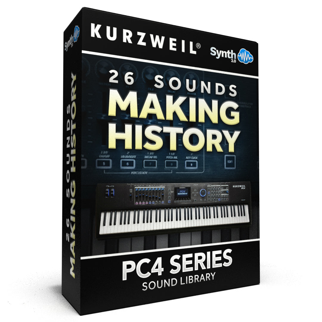 SCL395 - ( Bundle ) - Coverlogia V1 + 26 Sounds - Making History V1 - Kurzweil PC4 Series