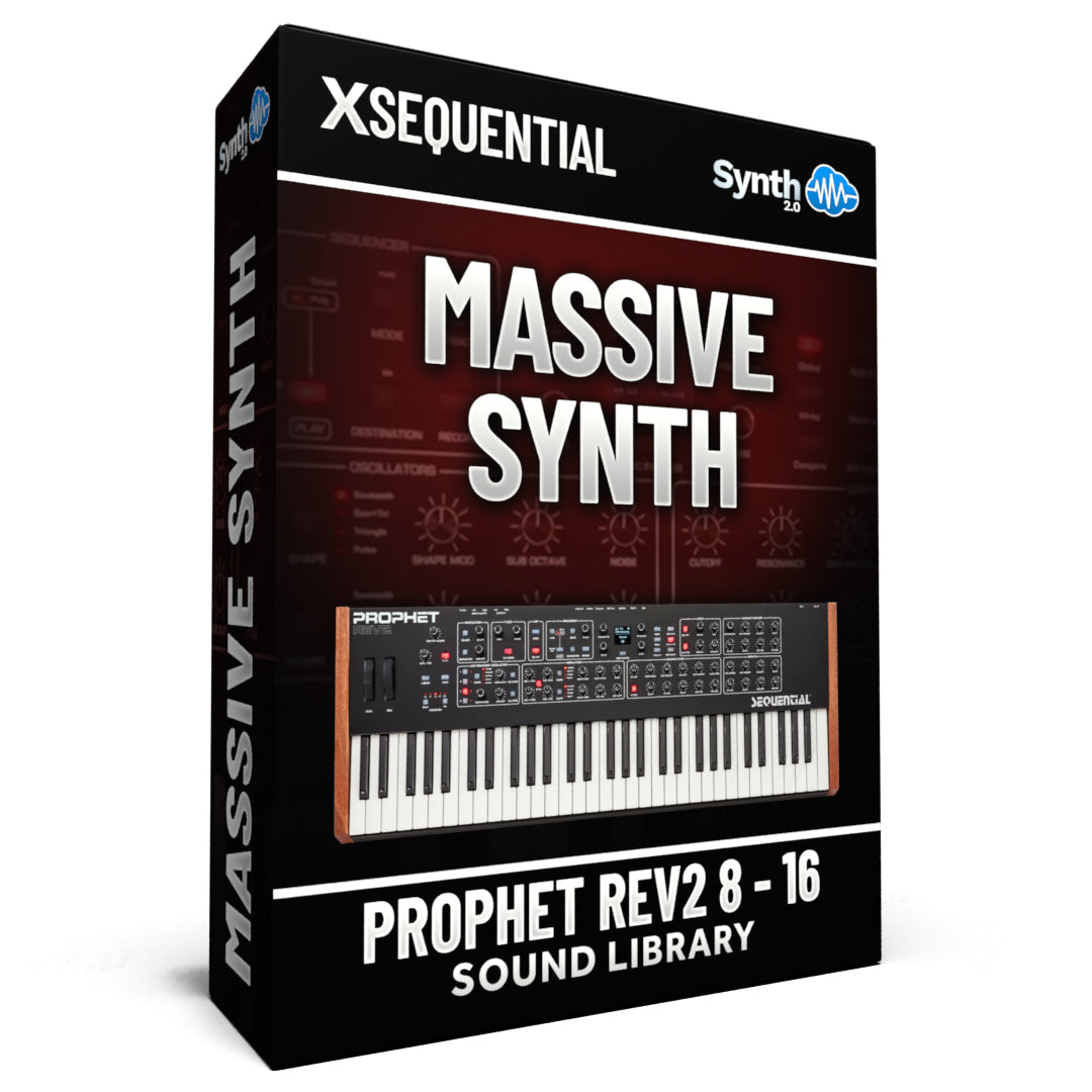 SWS012 - ( Bundle ) - Massive Synth + Synthwave Pack - DSI Prophet Rev2 ( 8 - 16 voices )