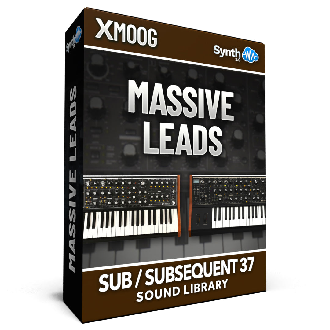 SSX127 - Massive Leads - Moog Sub 37 / Subsequent 37| Synthcloud