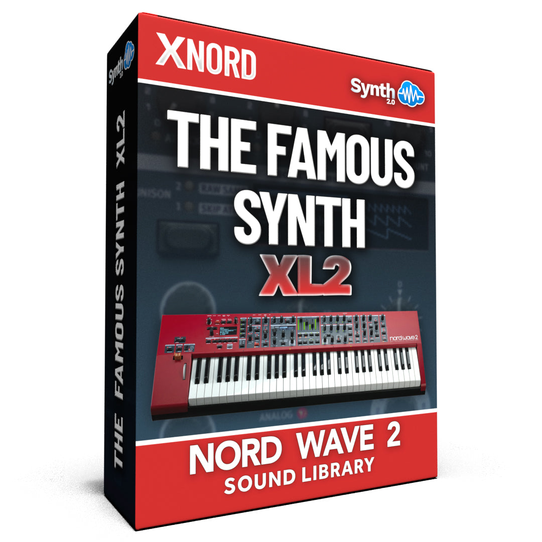 SLL025 - ( Bundle ) - The Famous Synth XL + The Famous Synth XL V2 - Nord Wave 2