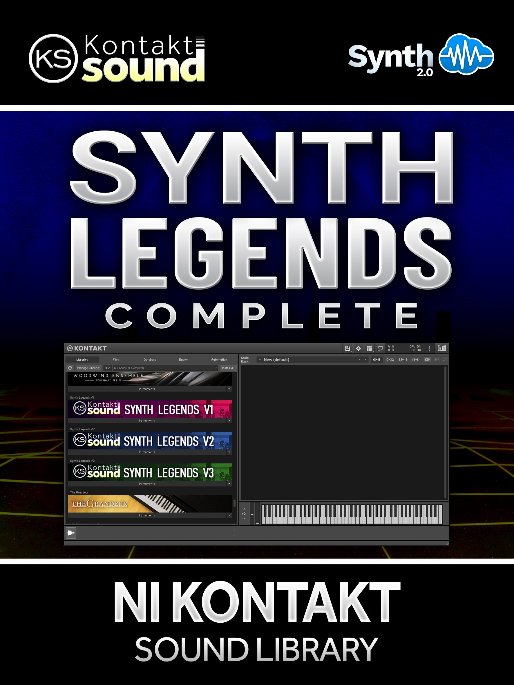 SLG007 - Complete Synth Legends - Native Instruments Kontakt ( over 140 presets )