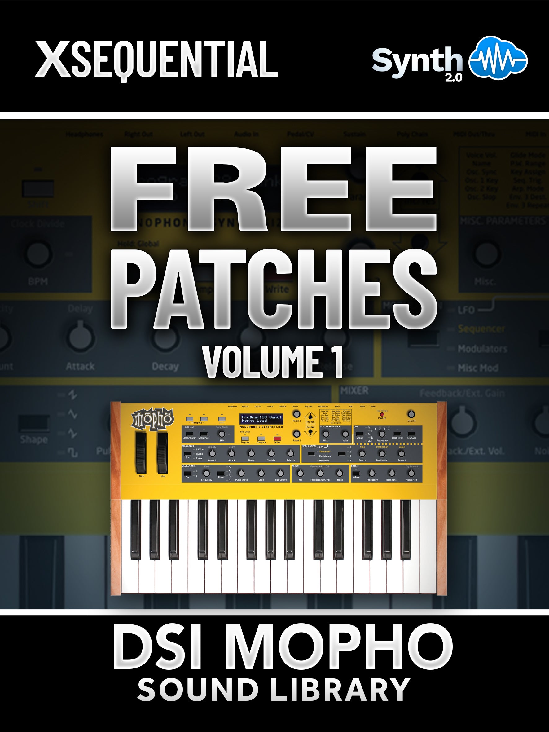 SCL303 - Free Patches Vol.1 - DSI Mopho ( 6 presets )