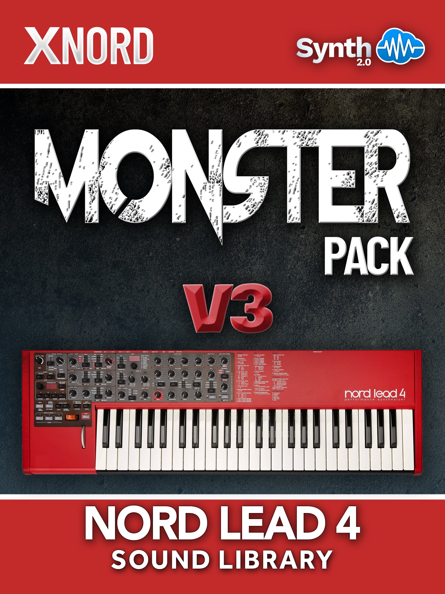 LDX150 - Monster Pack V3 - Nord Lead 4 / Rack ( 64 presets )