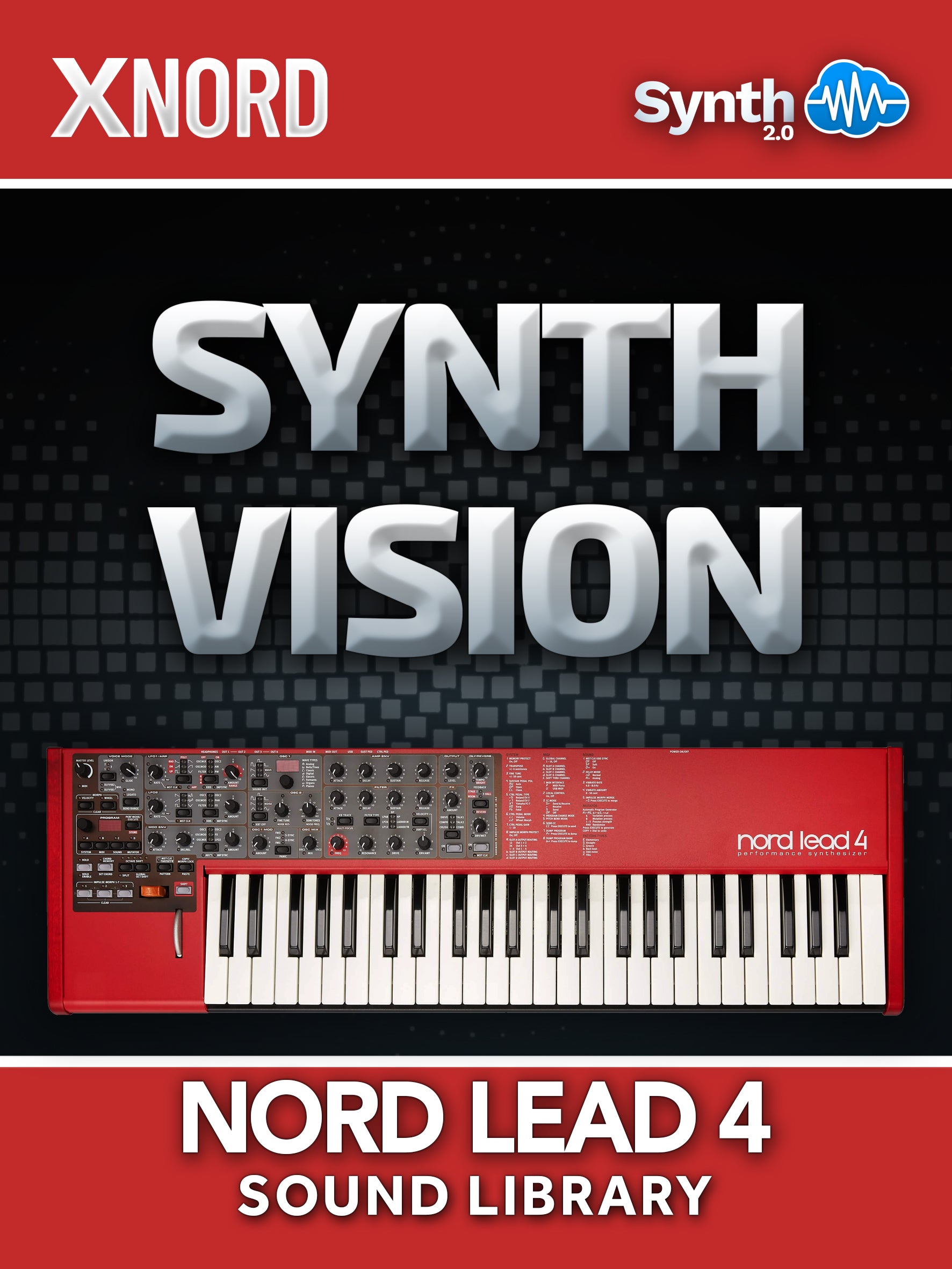 LDX160 - Synth Vision V.1 - Nord Lead 4 / Rack ( 25 presets )