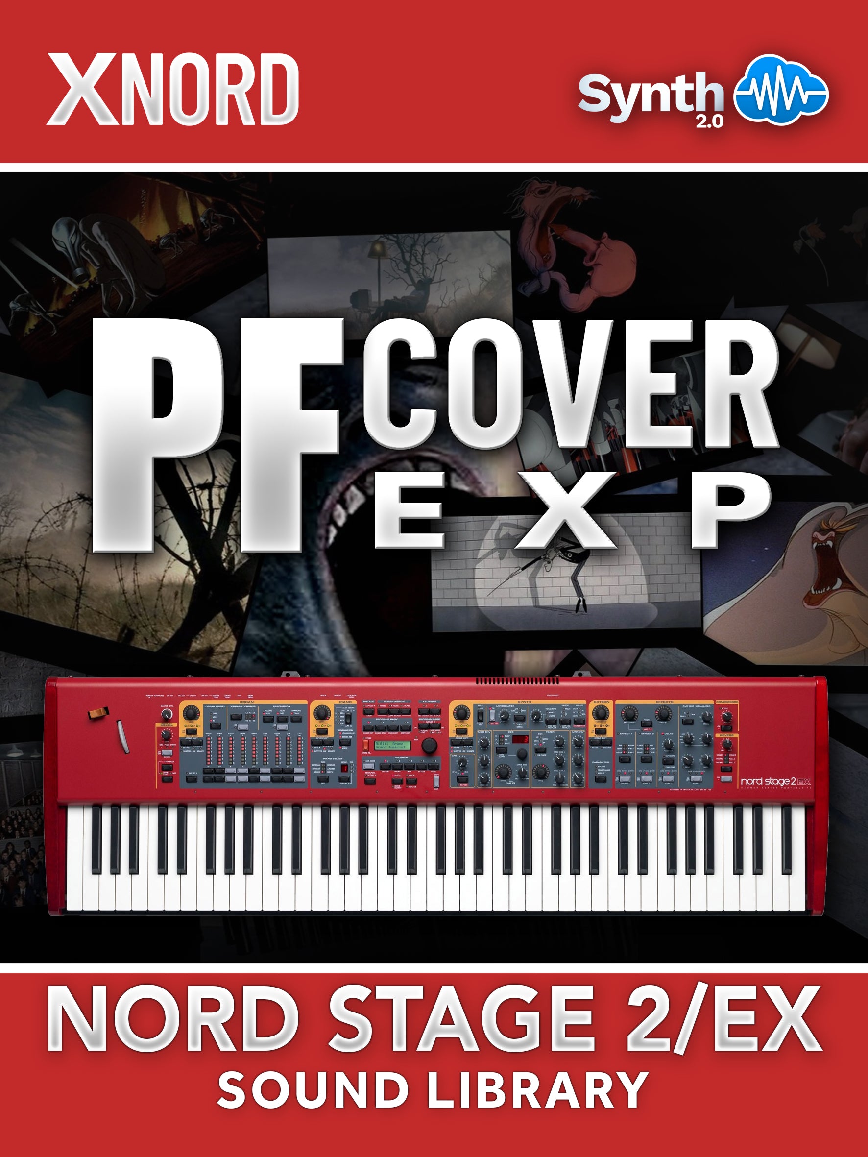FPL005 - ( Bundle ) - PF Cover EXP + T9T9 Cover EXP - Nord Stage 2 / EX