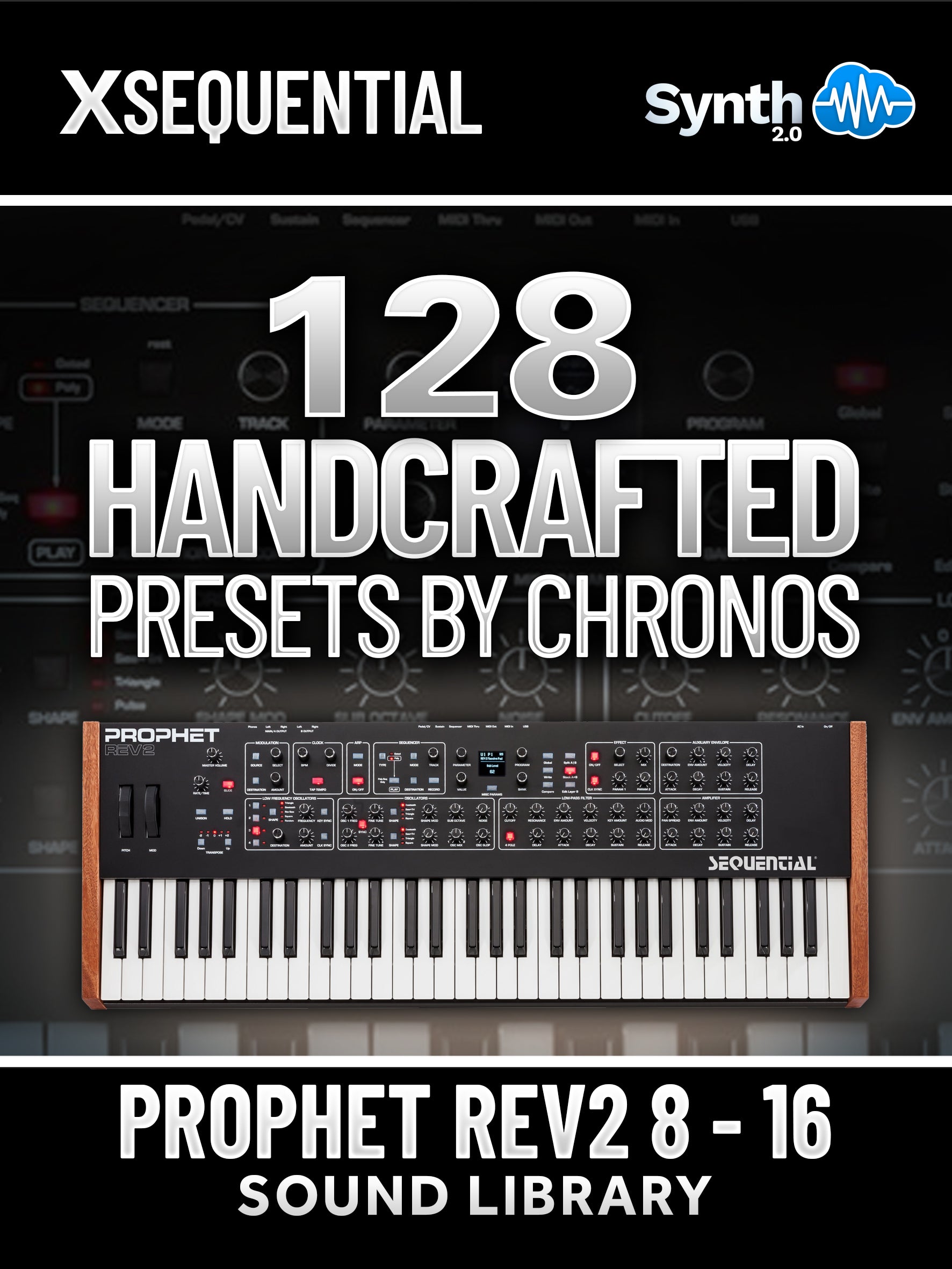 LFO011 - 128 Handcrafted Presets - Sequential Prophet Rev2 ( 8 - 16 voices )