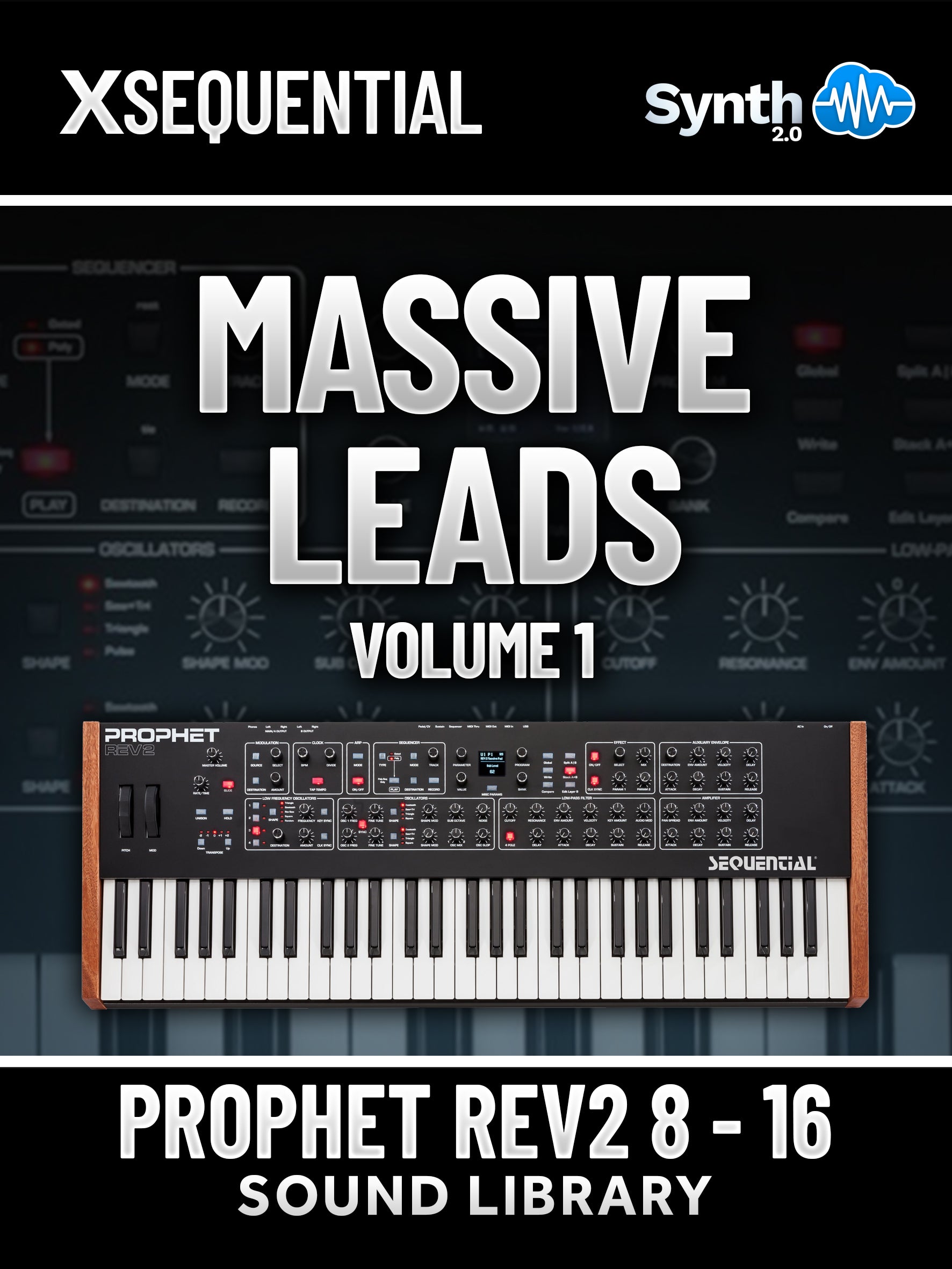 SSX130 - Massive Leads - DSI Prophet Rev2 ( 8 - 16 voices ) ( 48 presets )